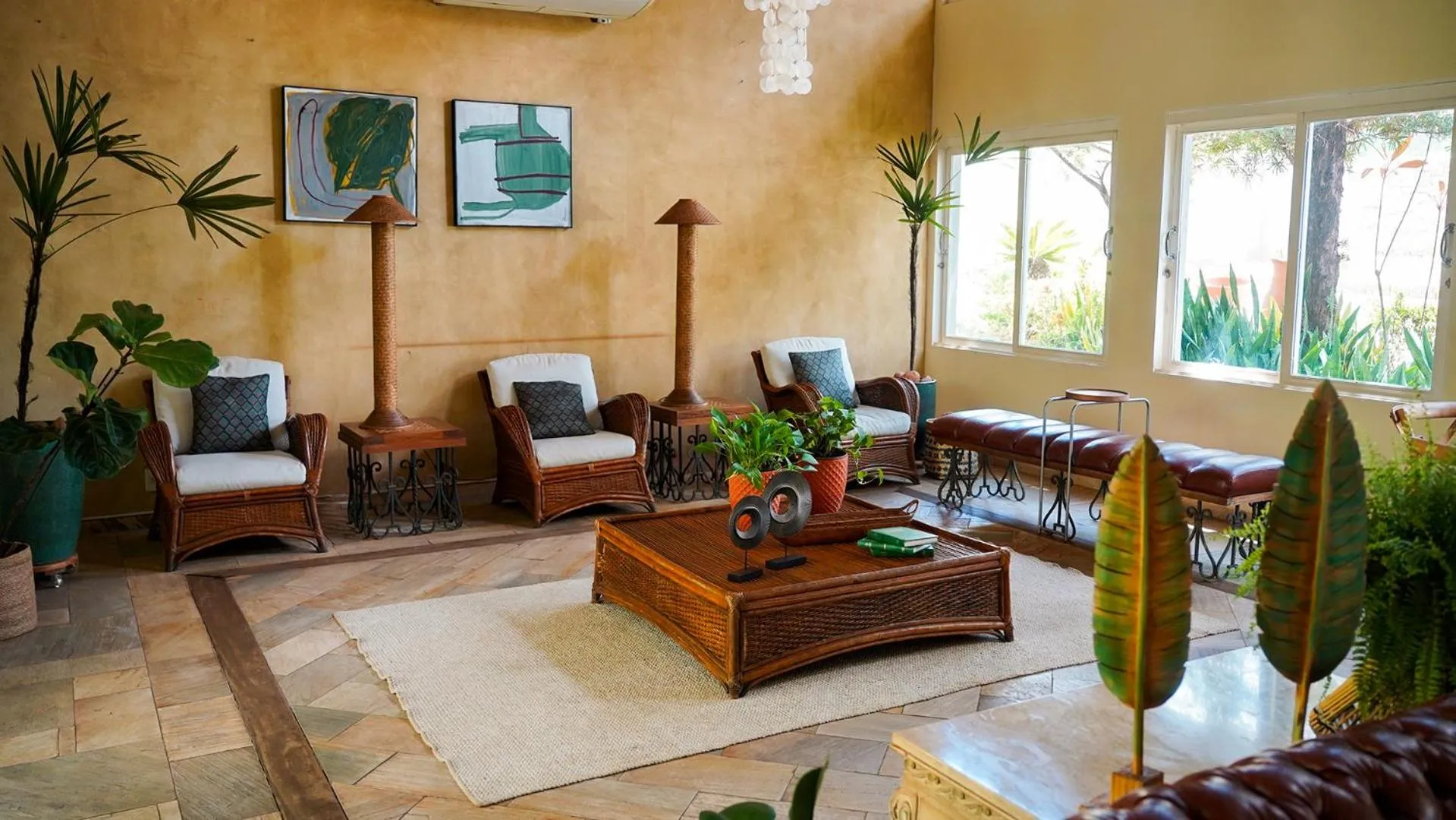 Living room in Hot Beach Raízes