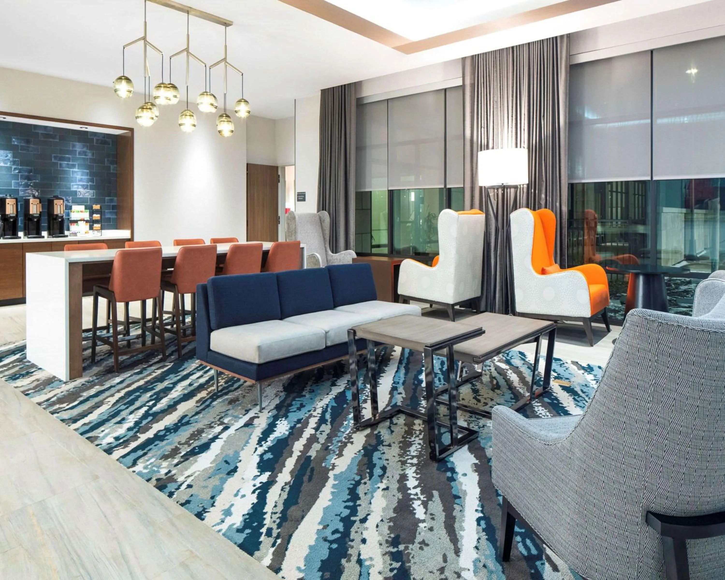 Lobby or reception in Hyatt House Allentown-Lehigh Valley
