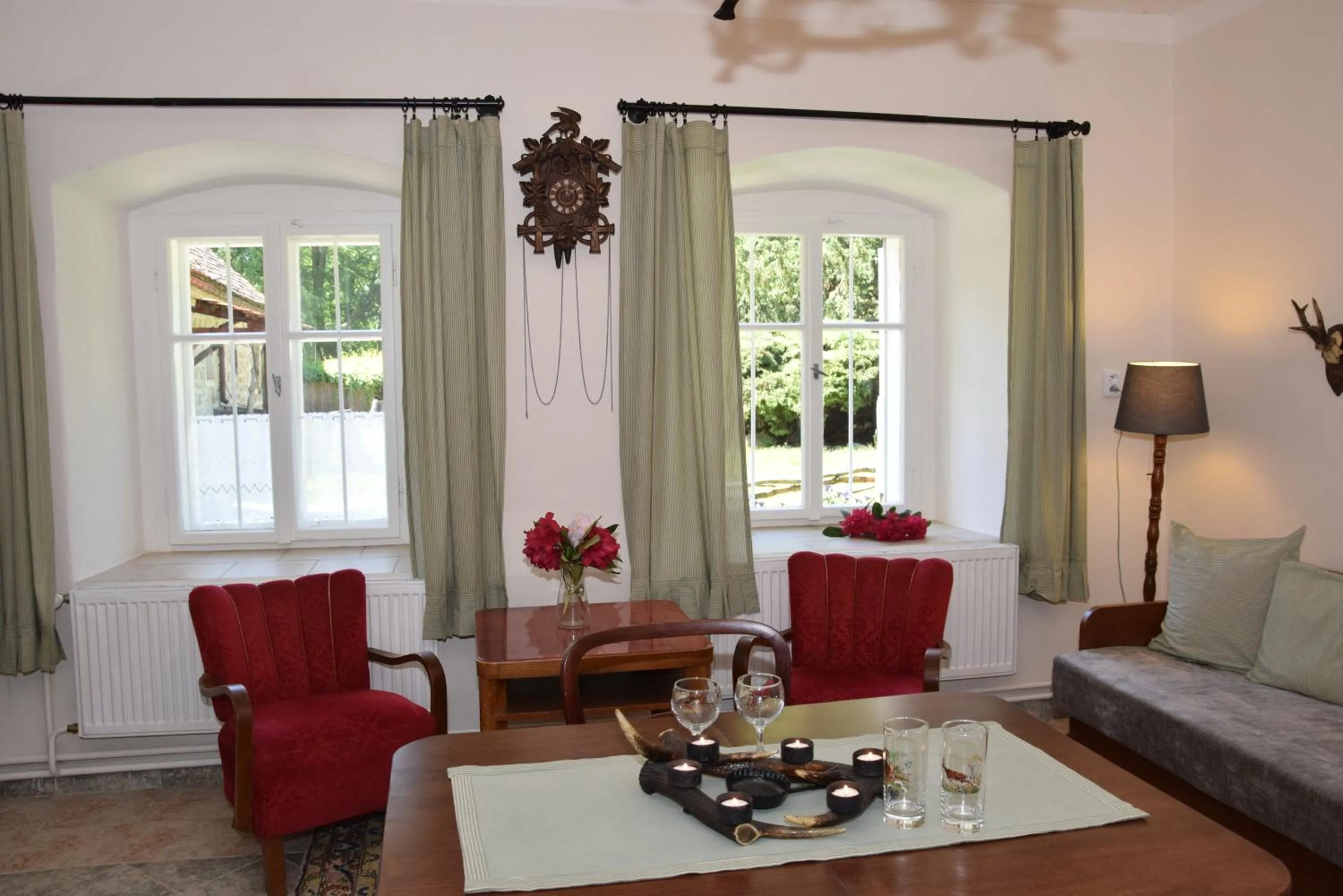 Living room in Hájovna hradu Houska