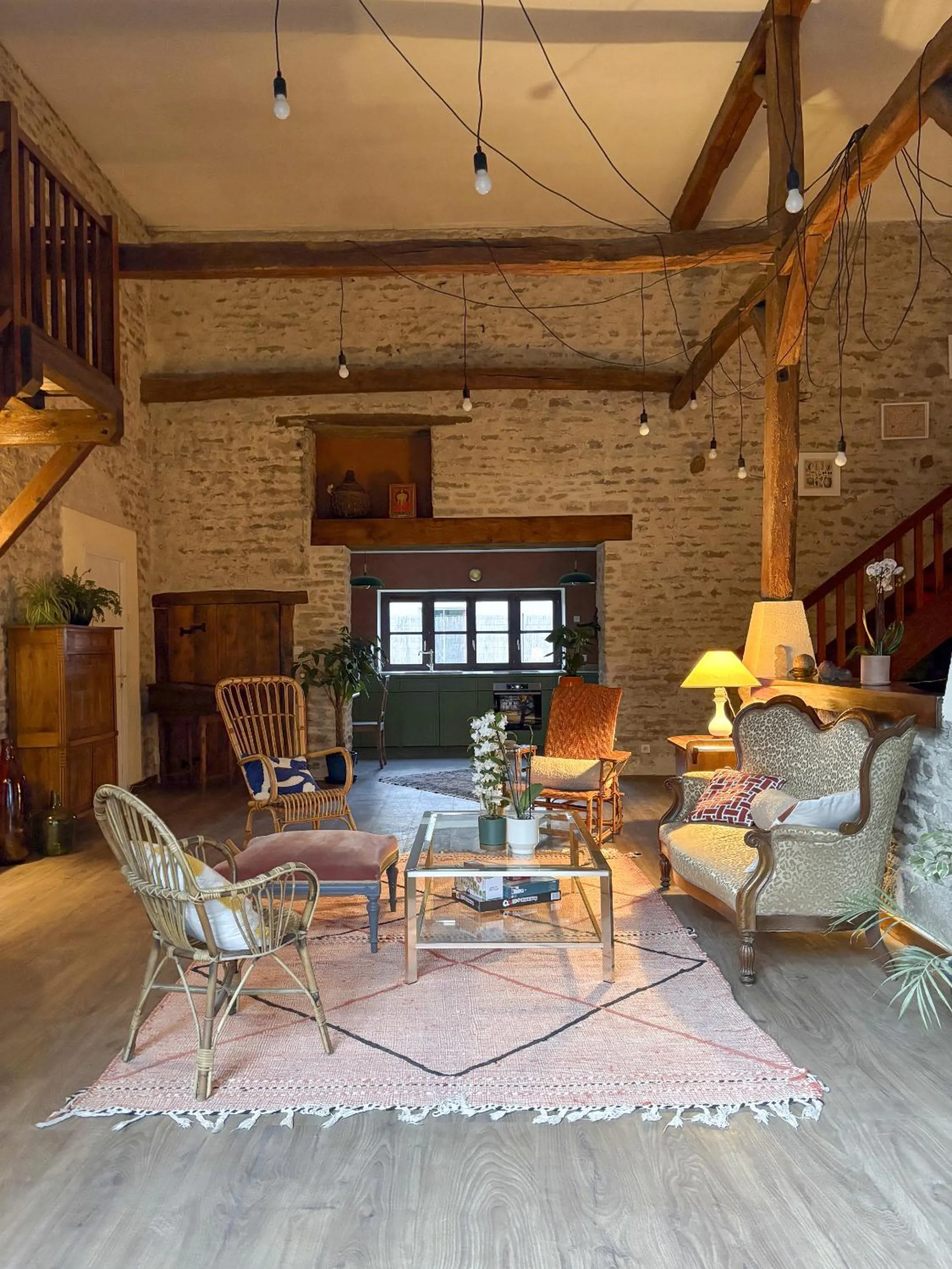 Lobby or reception in Maison Belles Pierres