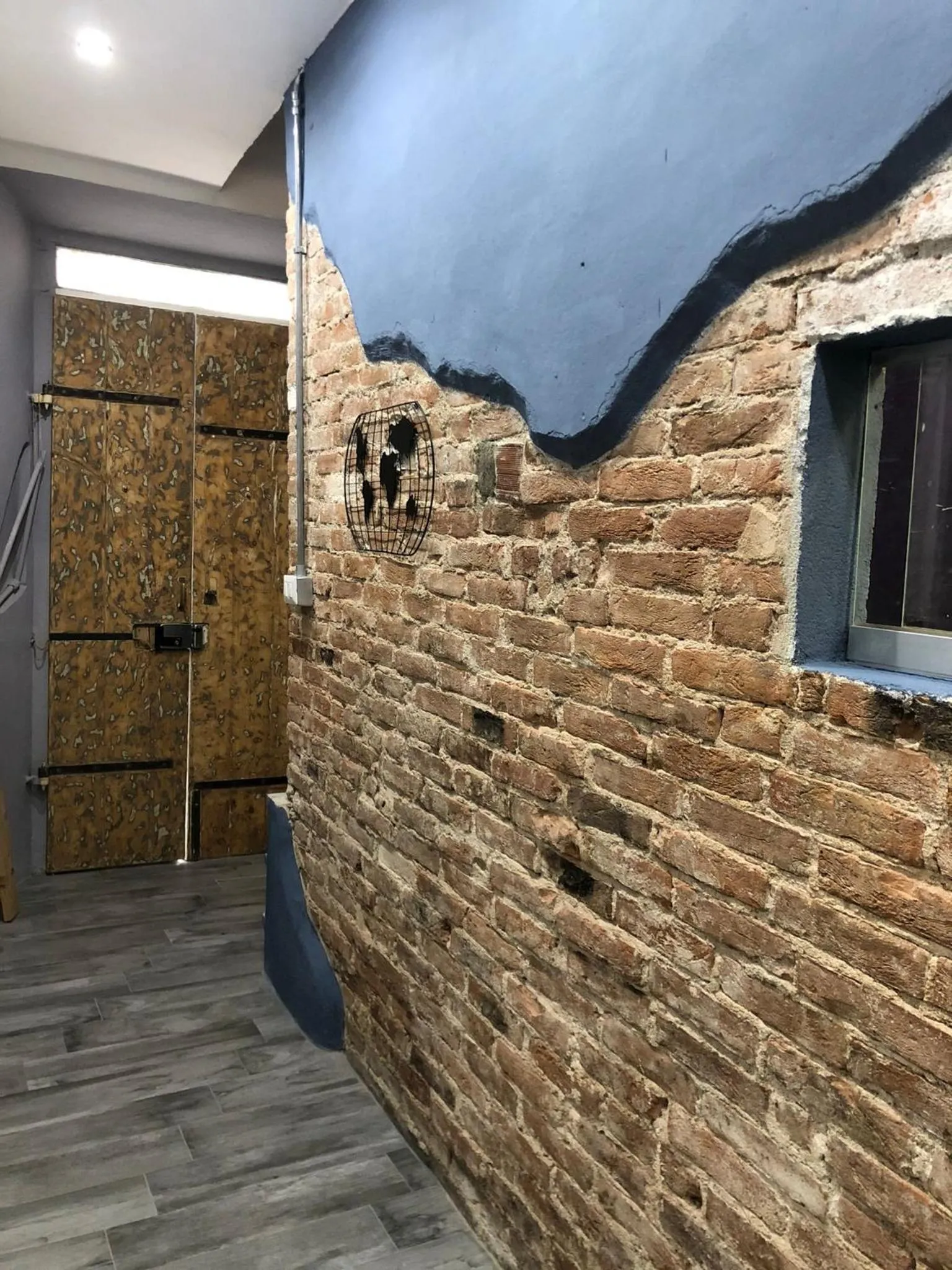 Decorative detail in Urban Blue Guest House