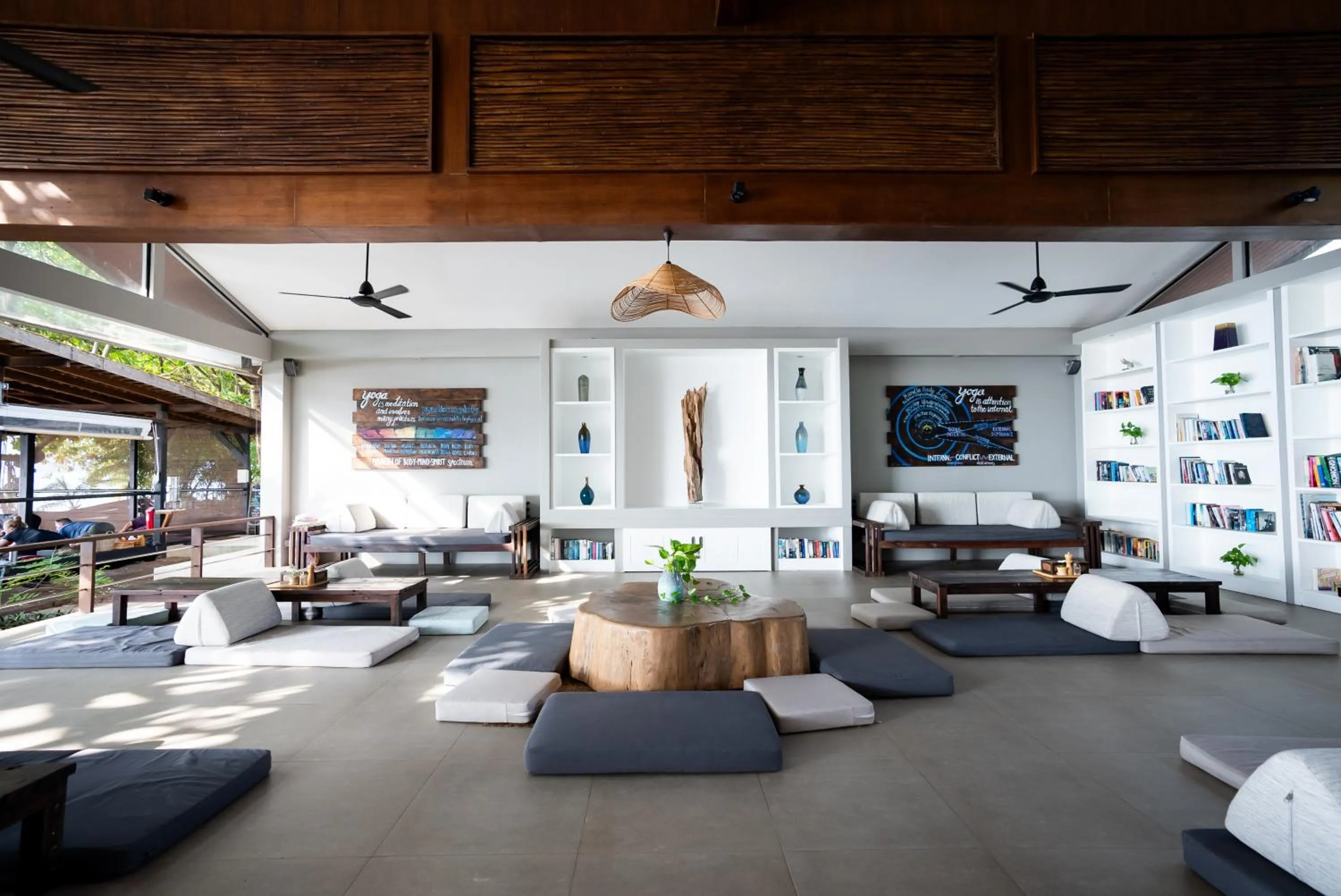 Seating area in Samahita Retreat