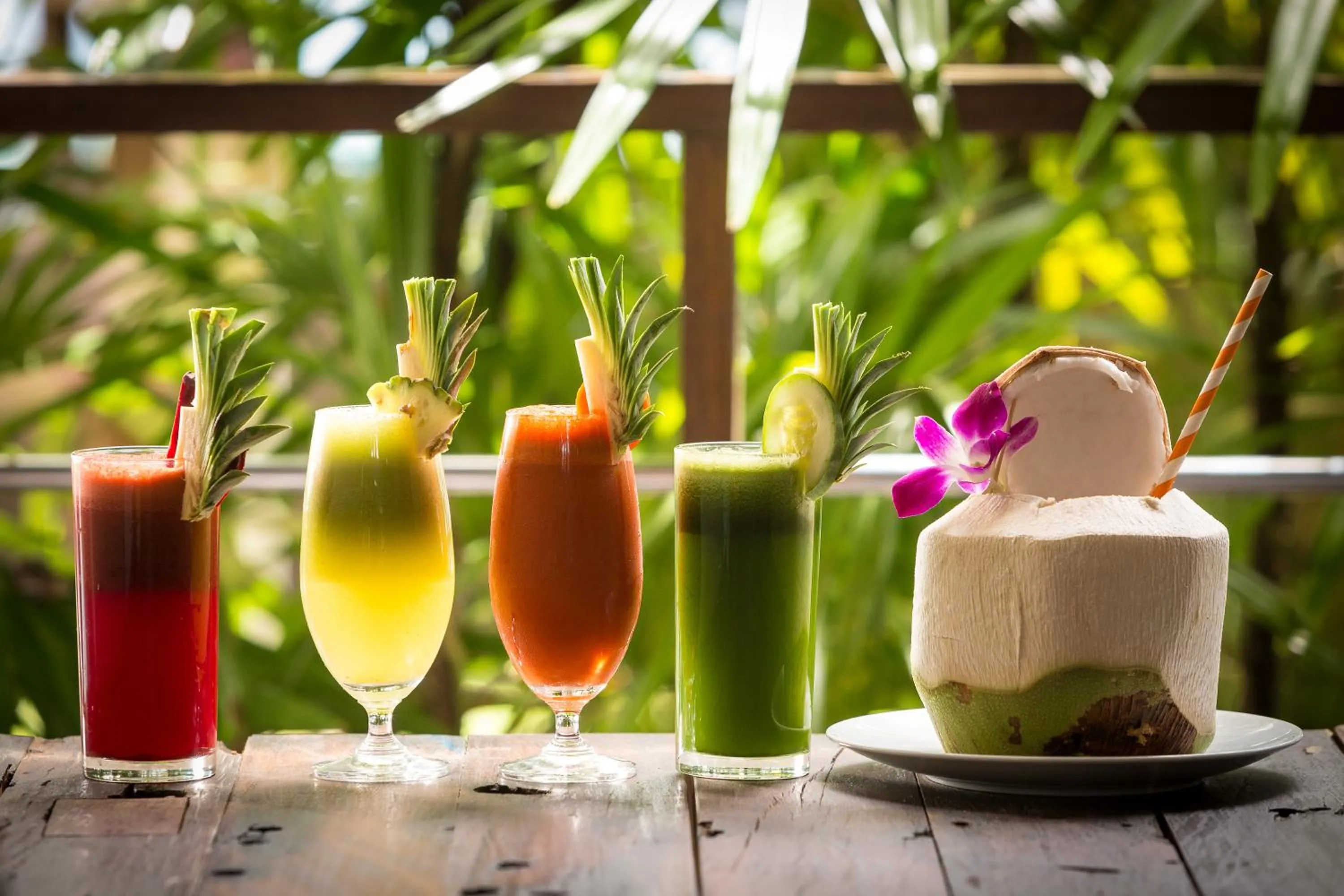 Drinks in Samahita Retreat