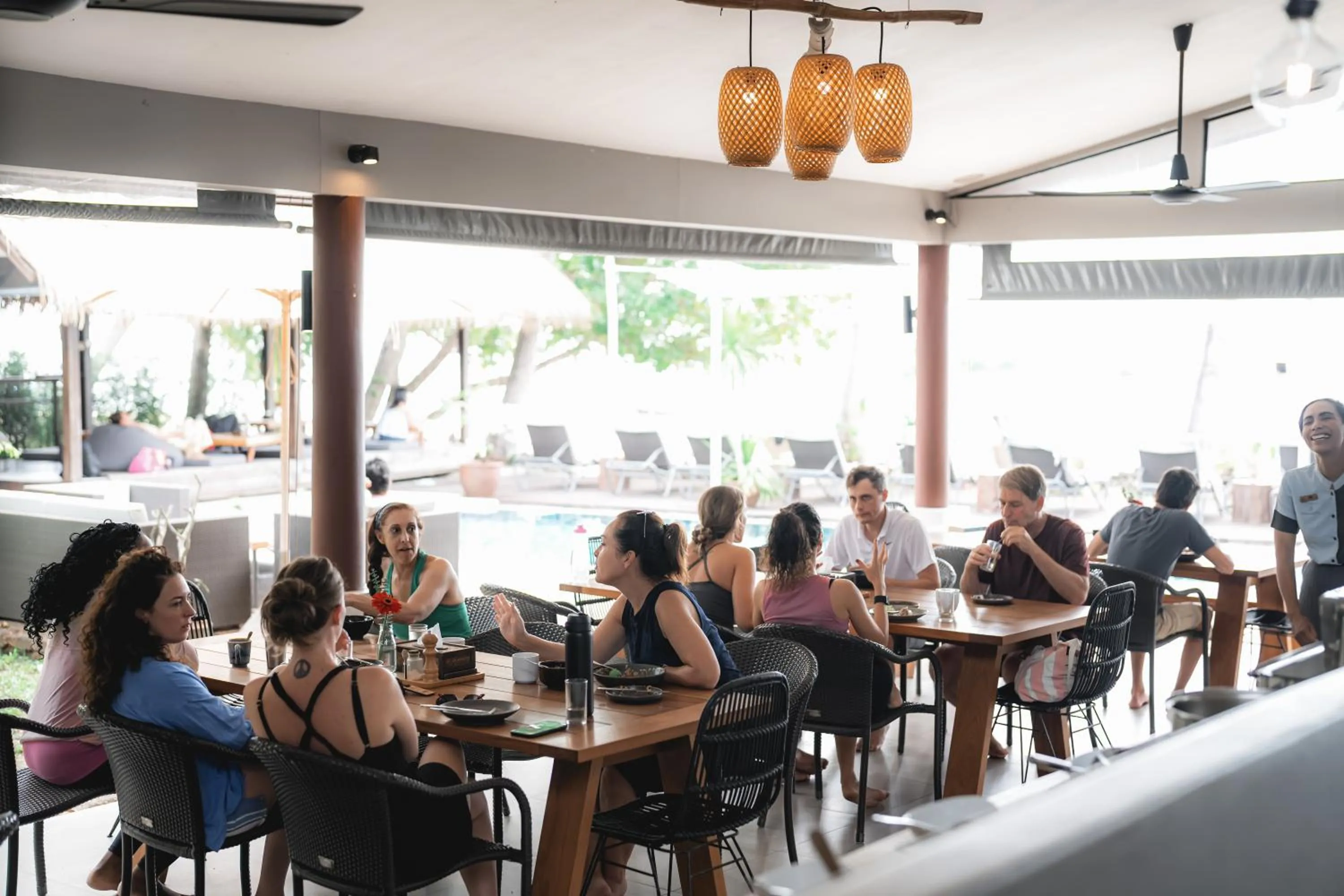 Dining area in Samahita Retreat