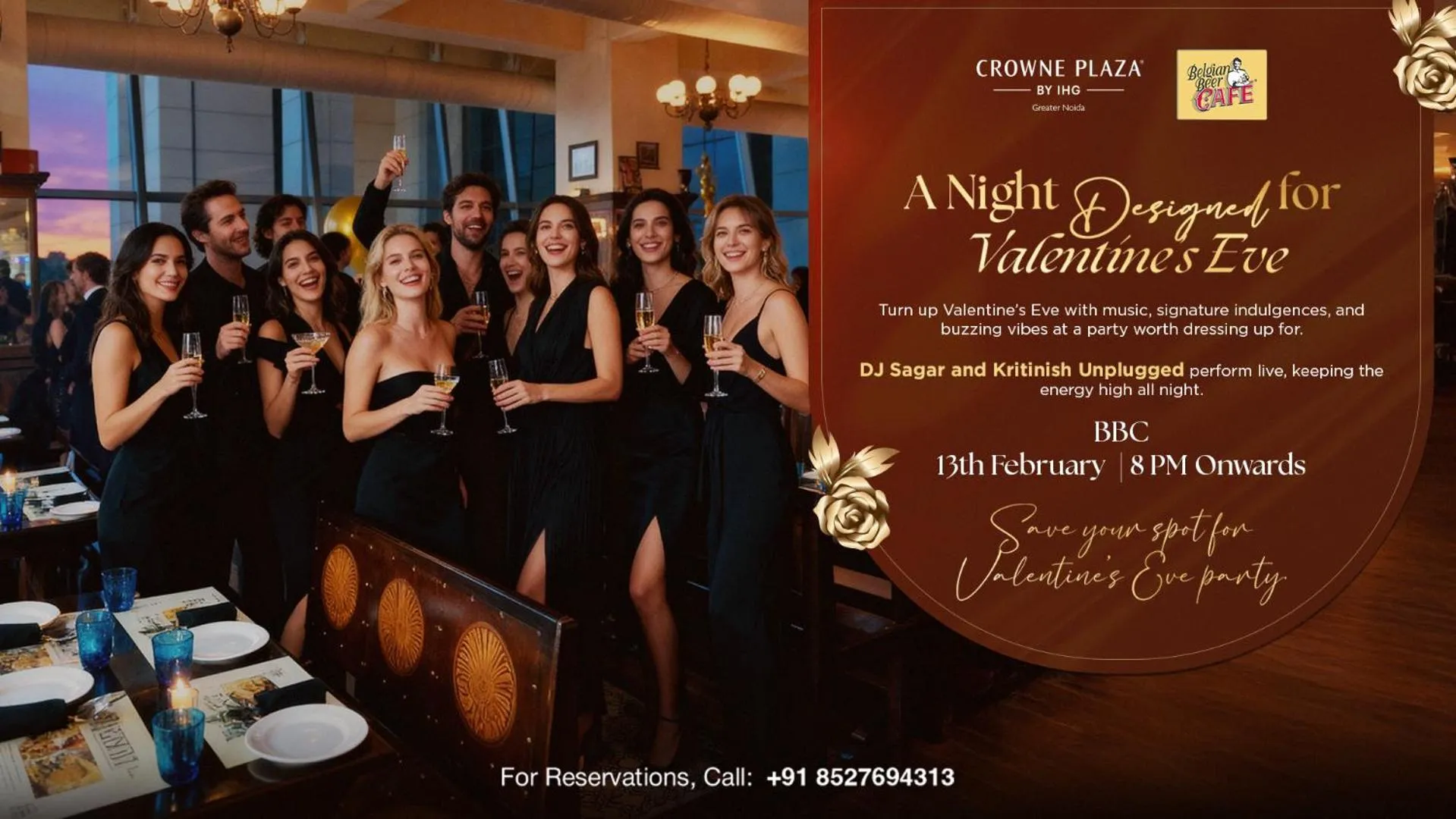 Restaurant/places to eat in Crowne Plaza Greater Noida by IHG