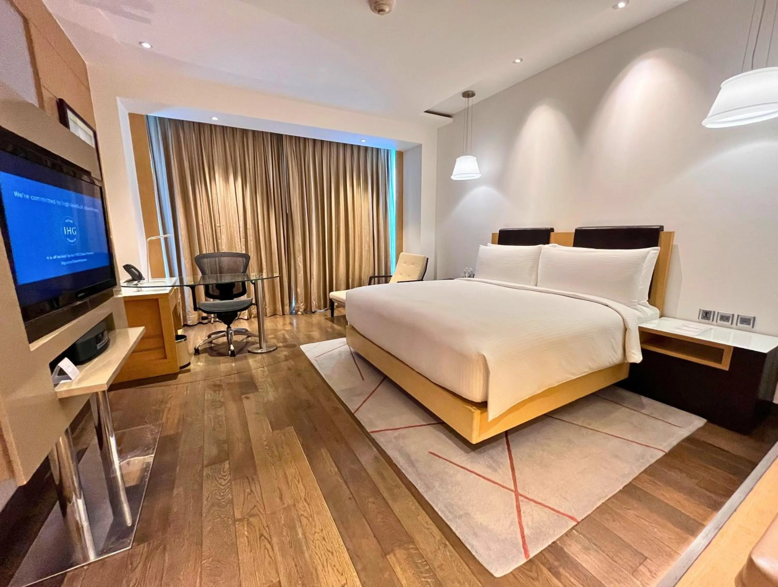 View (from property/room), Bed in Crowne Plaza Greater Noida by IHG