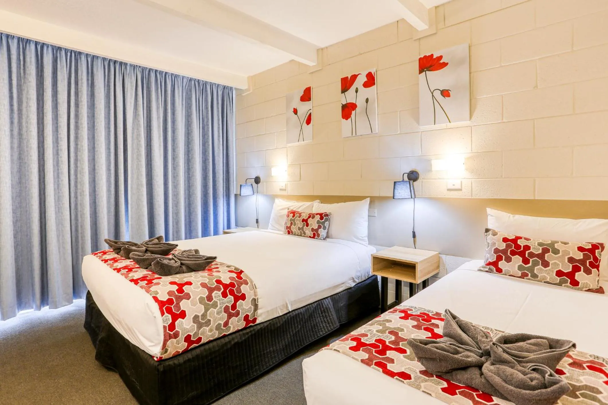 Bed in Castle Creek Motor Inn Euroa