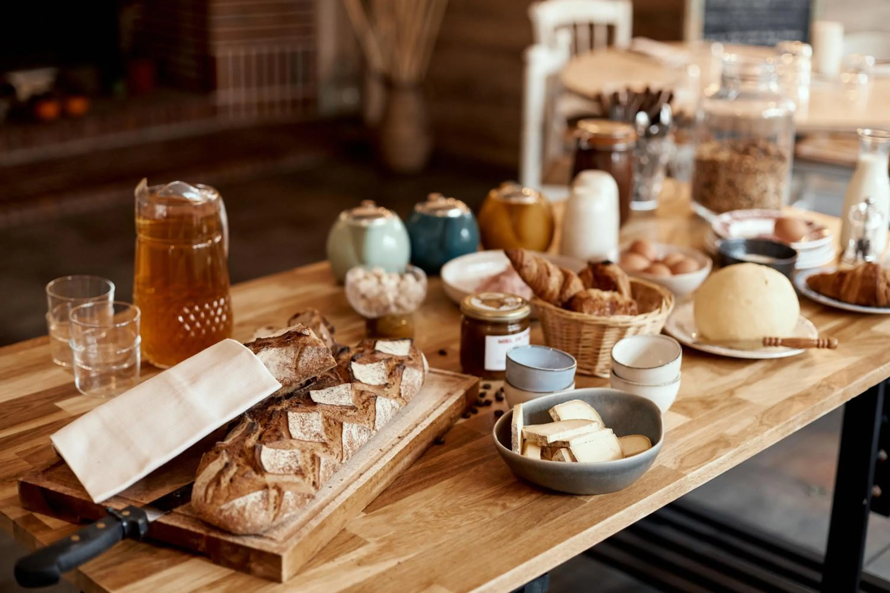 Food and drinks in La Maison du Gasseau