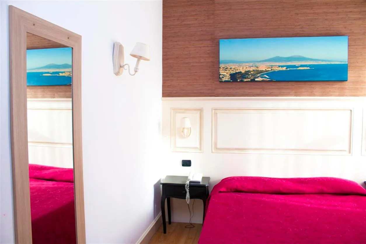 Bed in Hotel Mediterraneo