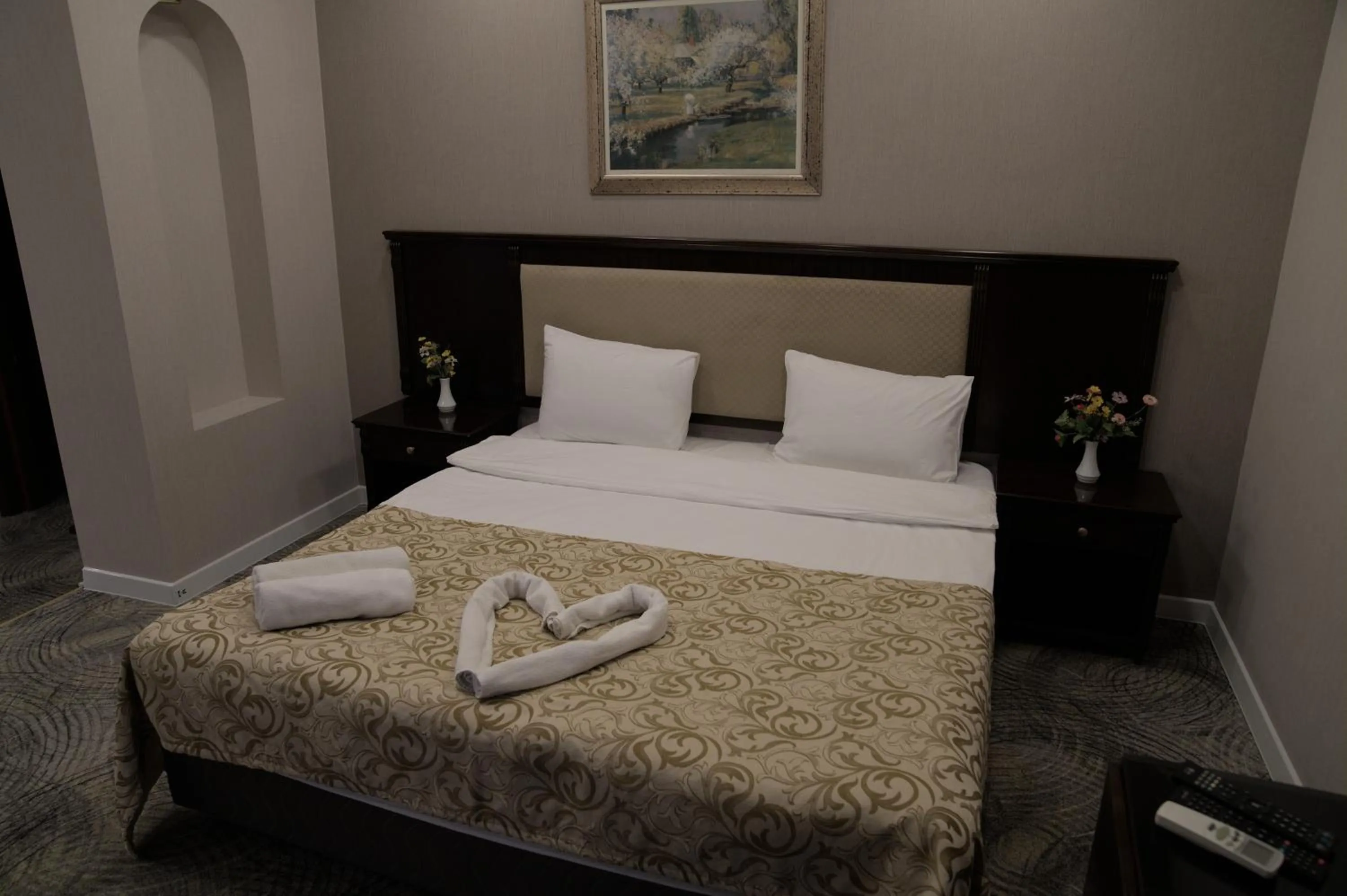 Bed in Premier Hotel Baku