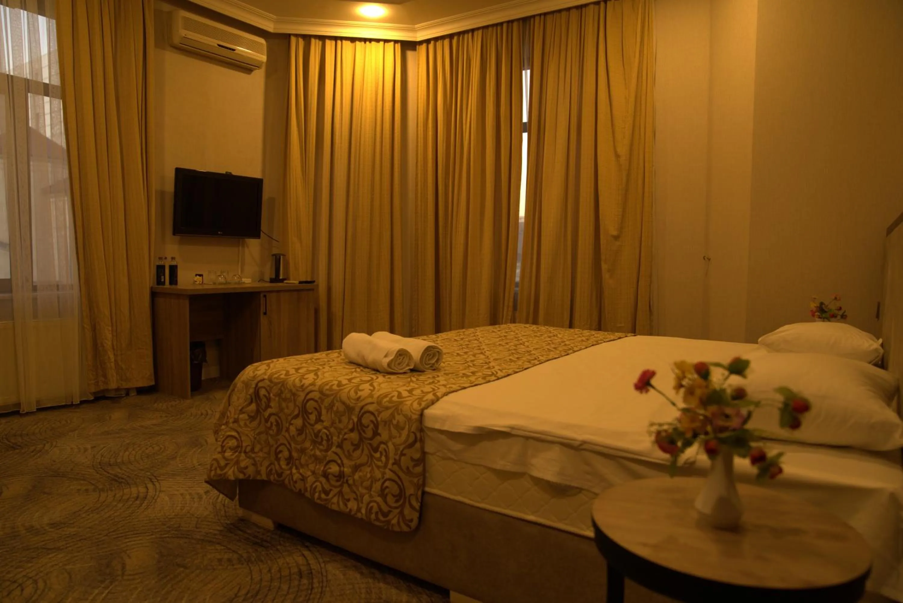 Communal lounge/ TV room in Premier Hotel Baku