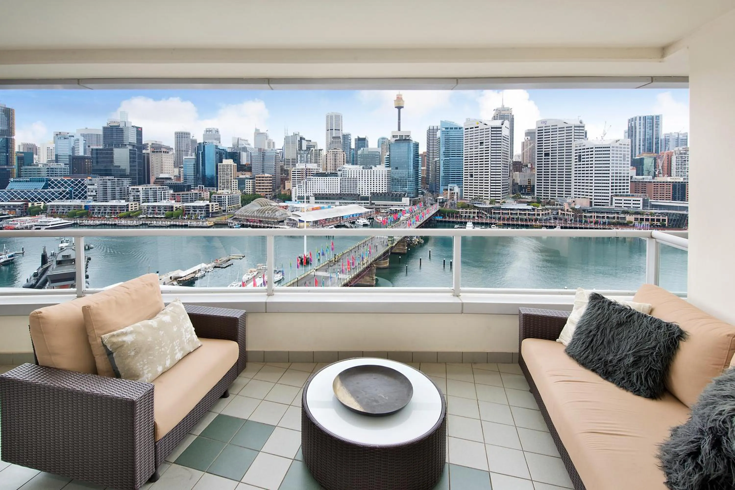 Balcony/Terrace in Darling Harbour Getaway