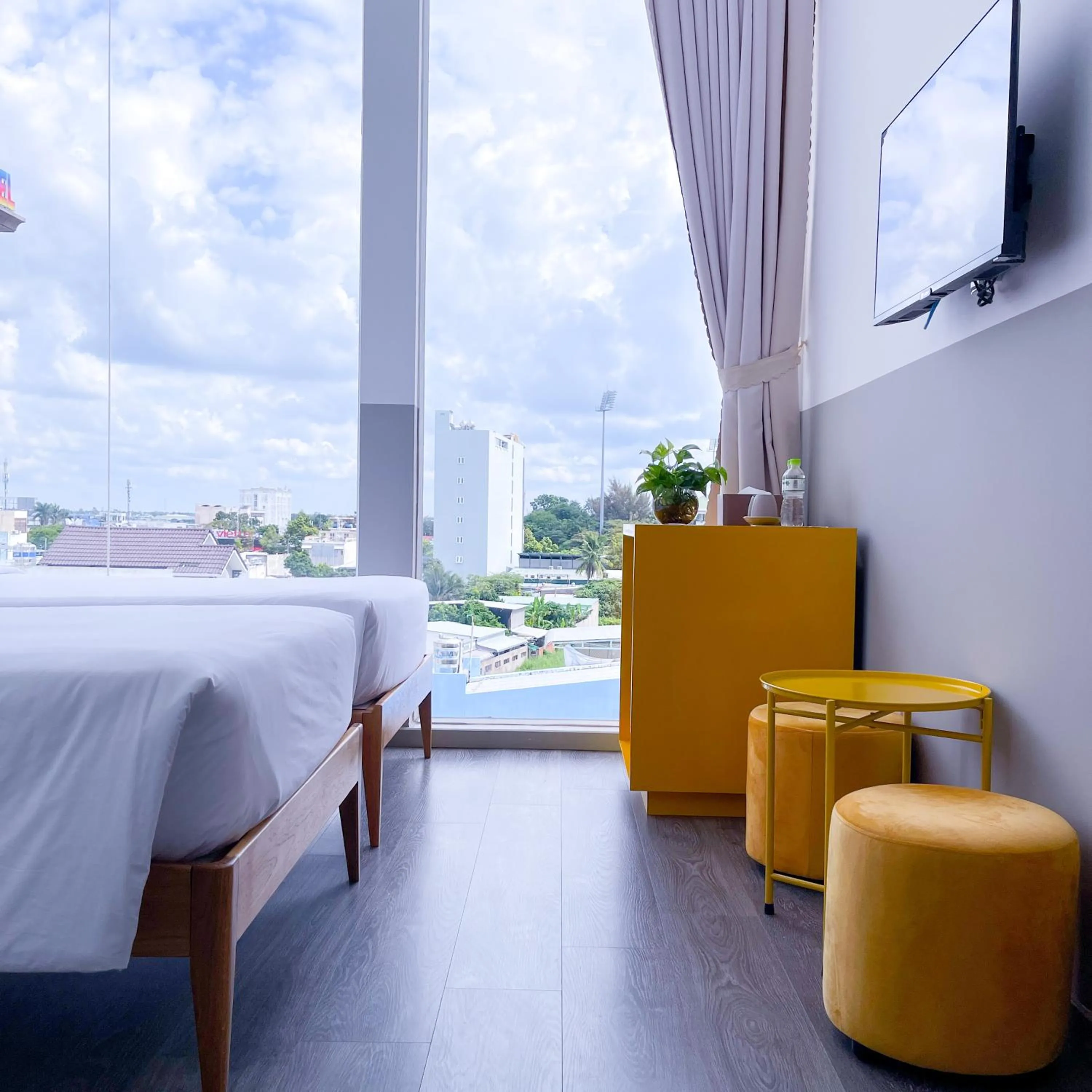 View (from property/room), Bed in FIT Hotel Can Tho