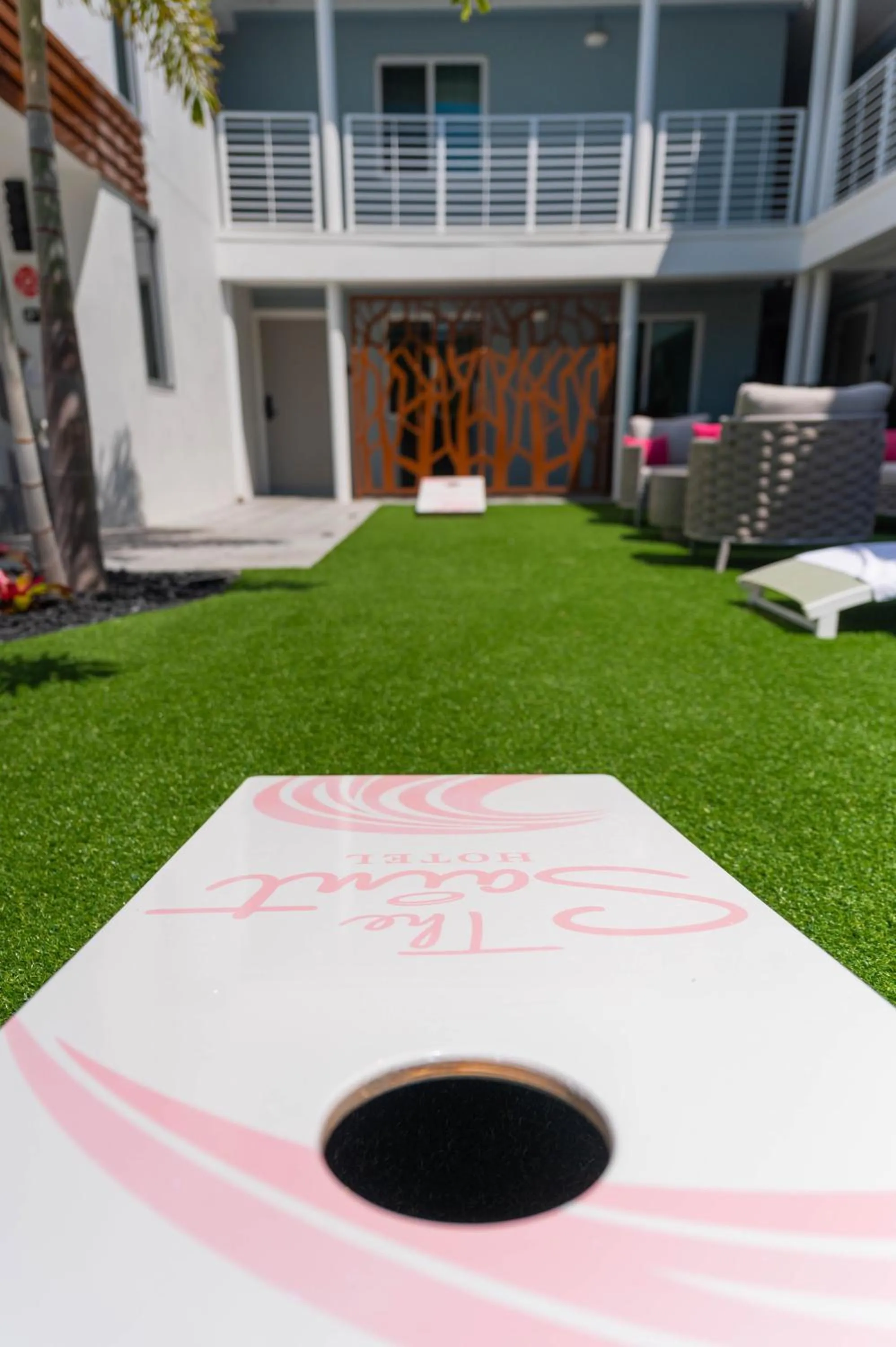 Inner courtyard view in The Saint Hotel