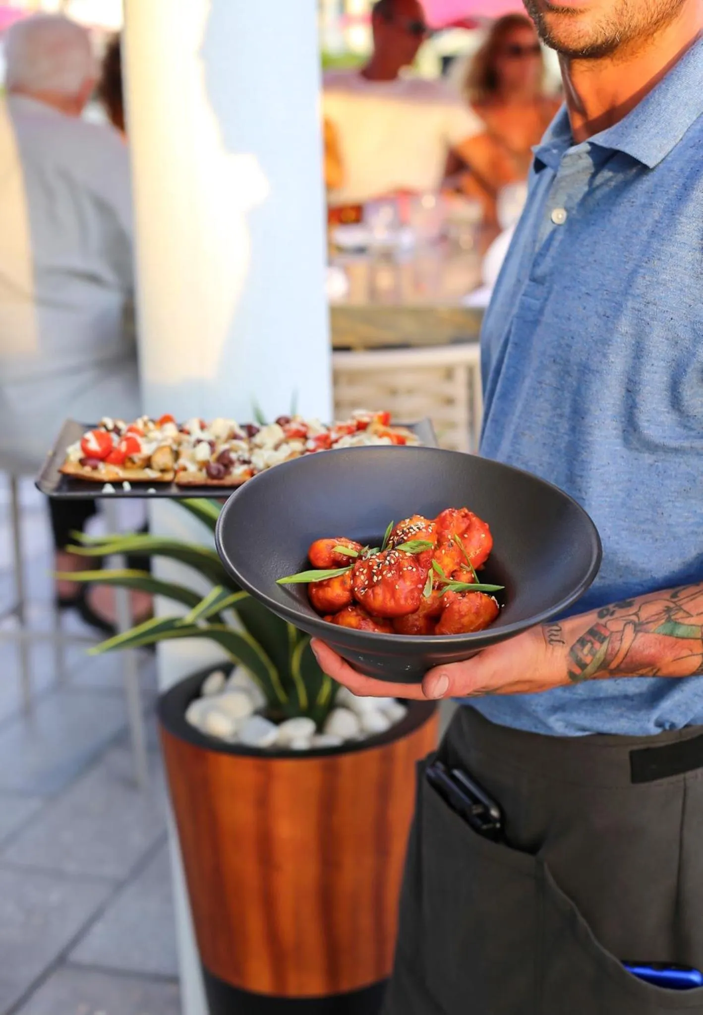 Restaurant/places to eat in The Saint Hotel