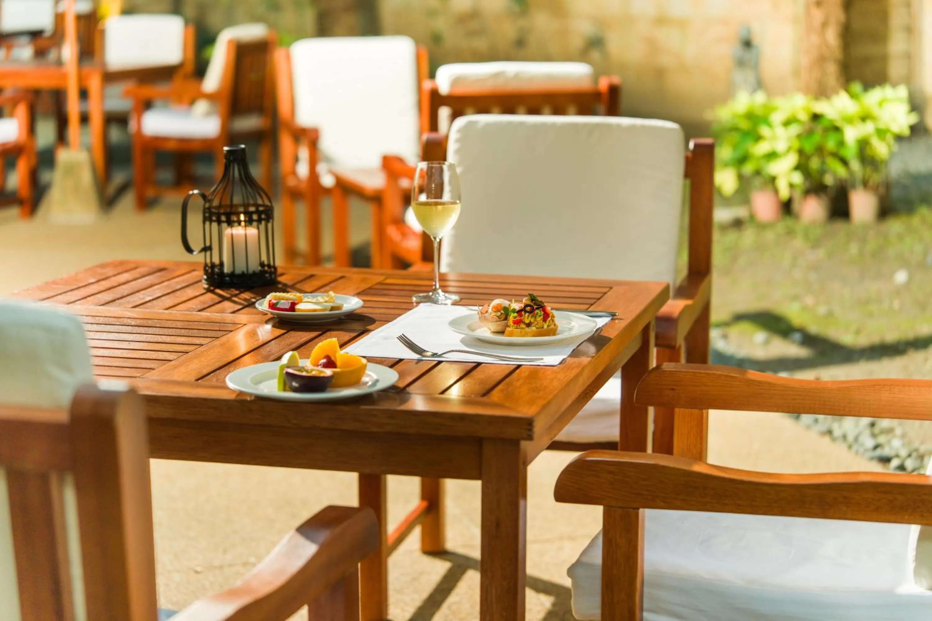 Patio in les suites taipei ching cheng