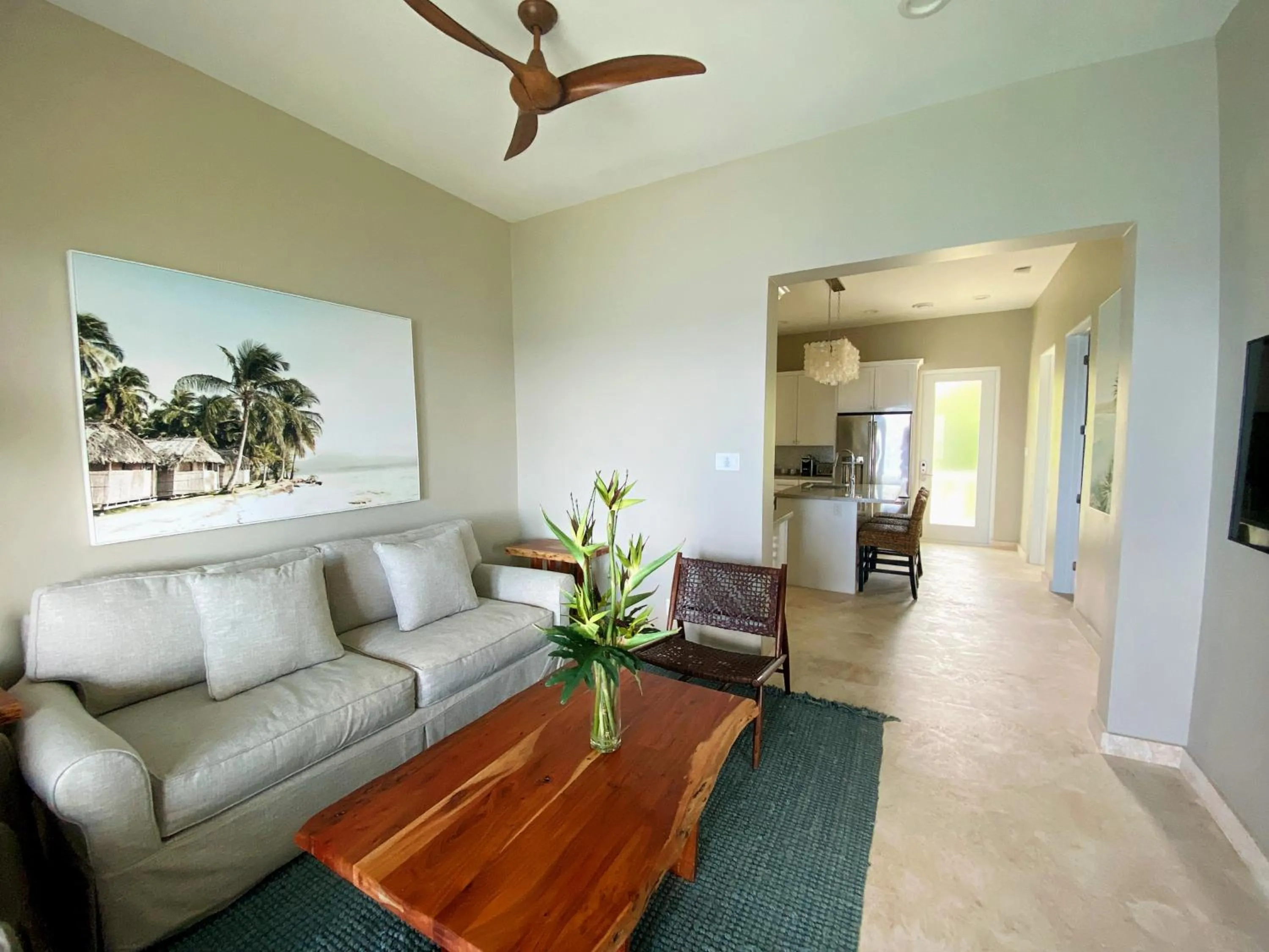 Living room in Sunset Reef St. Kitts