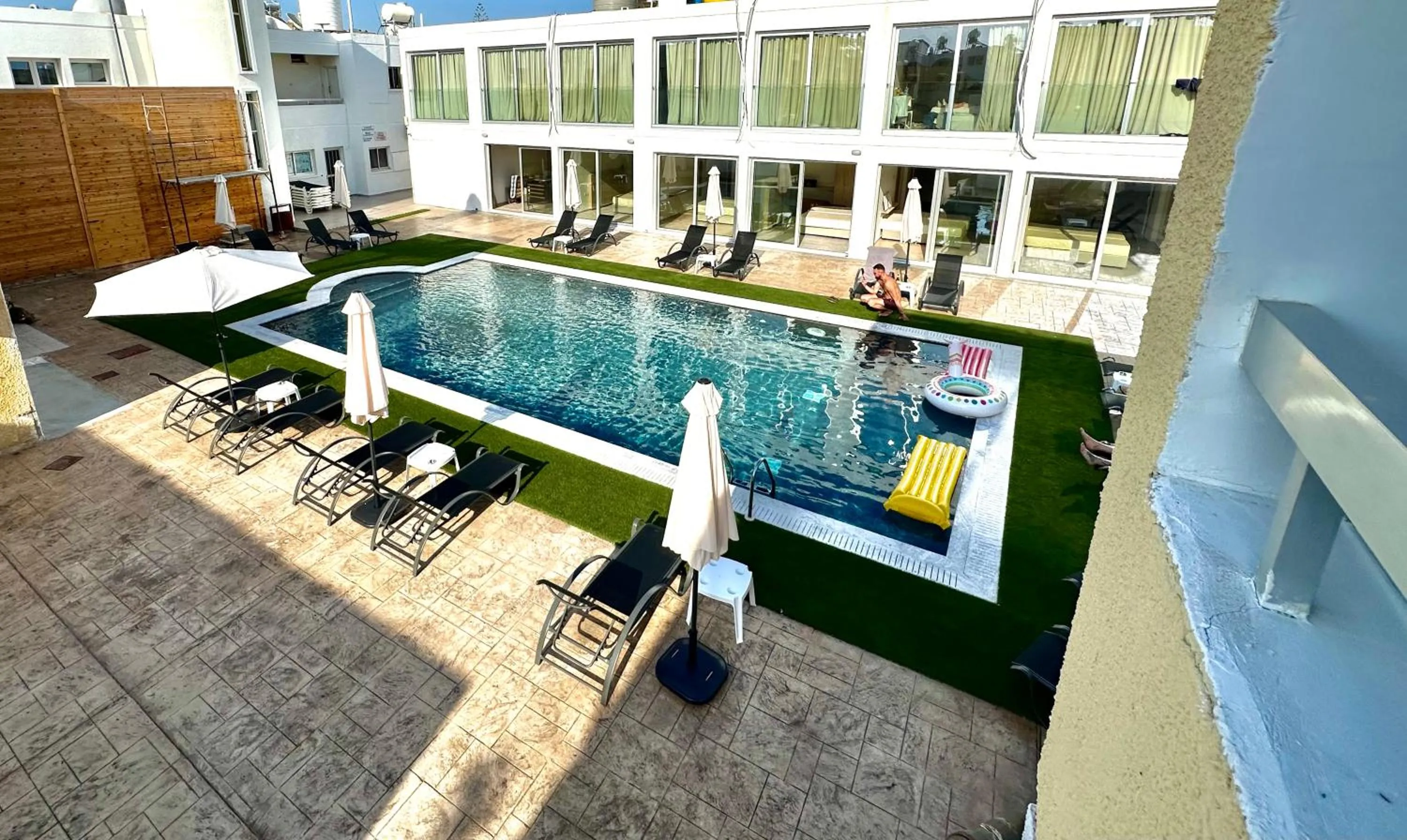 Pool view in Sun Plaza Suites - Adults Only