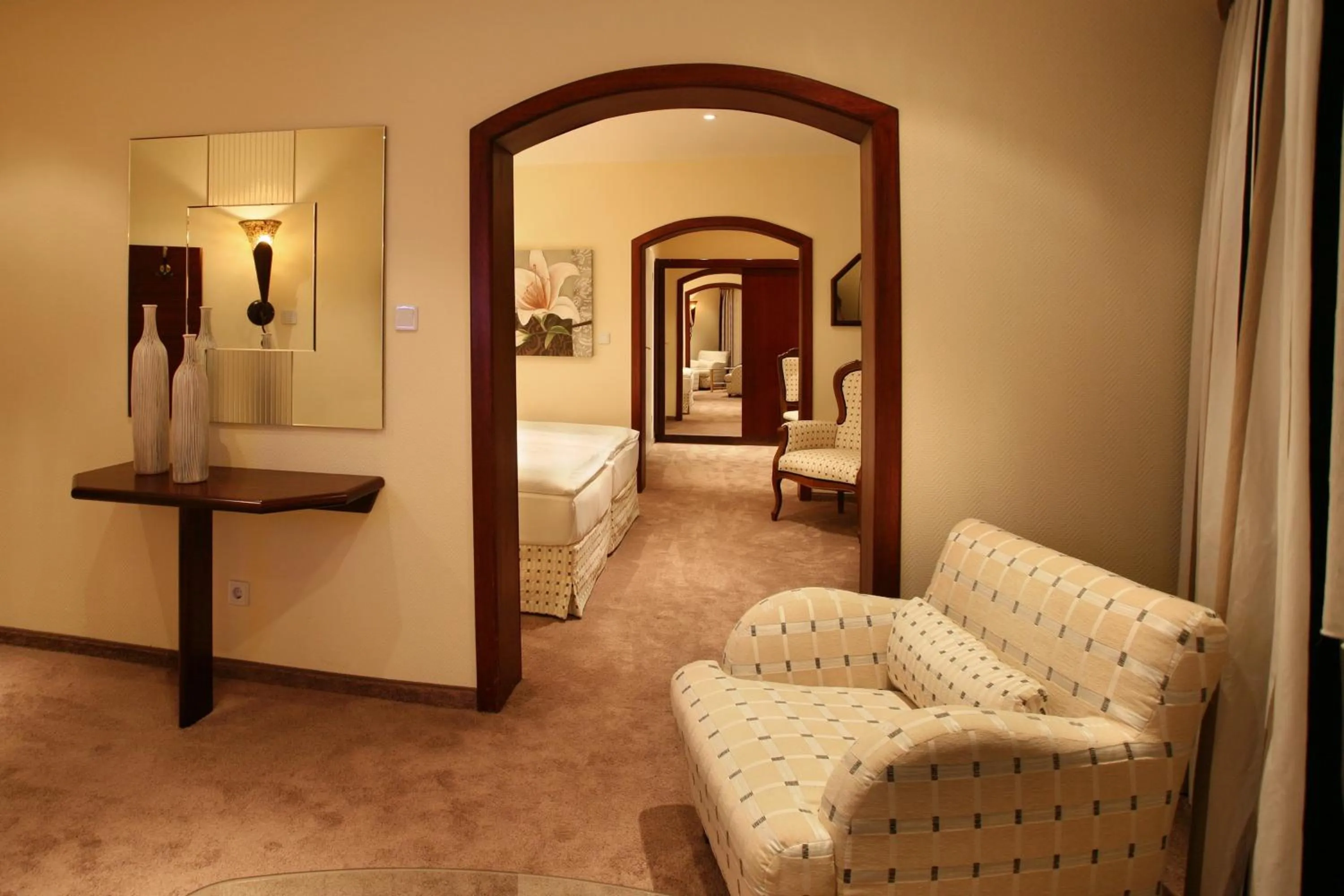 Decorative detail, Bed in Hotel & SPA Waldecker Hof