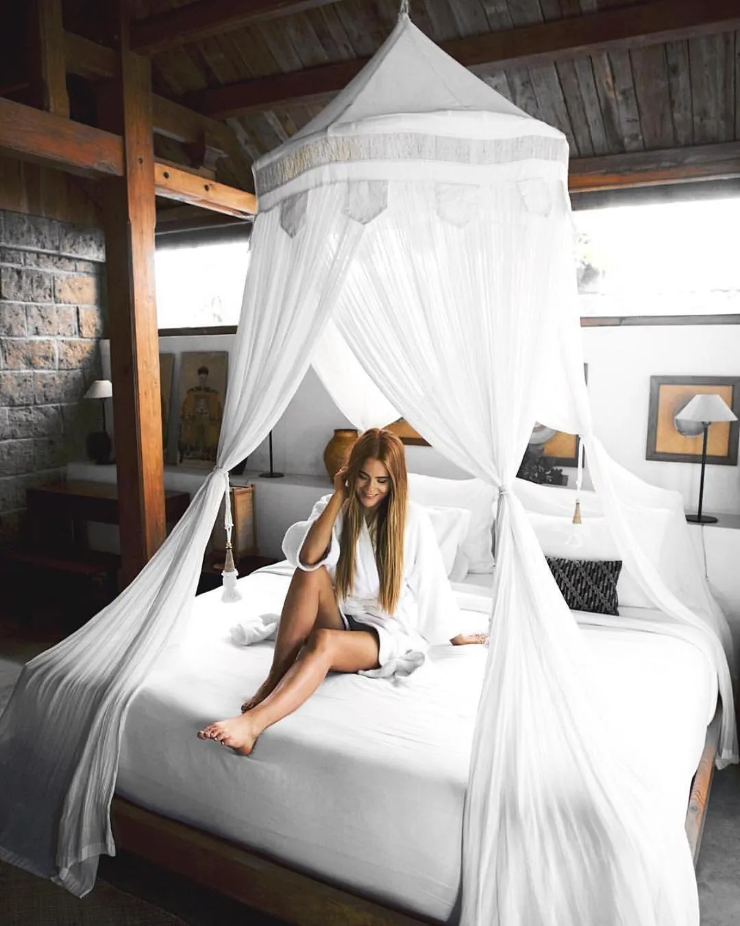 Bed in Kalapa Boutique Resort & Yoga