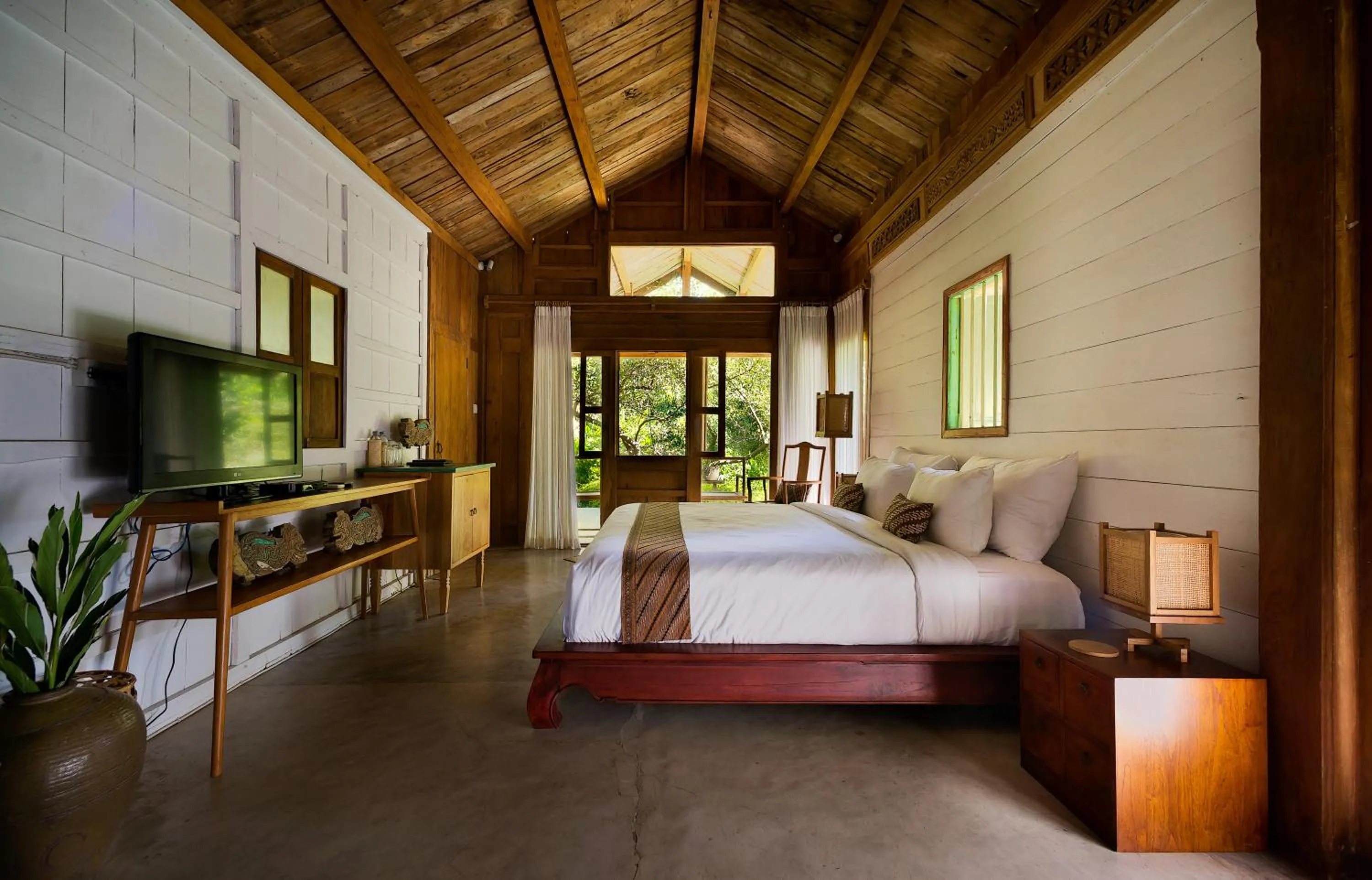 Bed in Kalapa Boutique Resort & Yoga