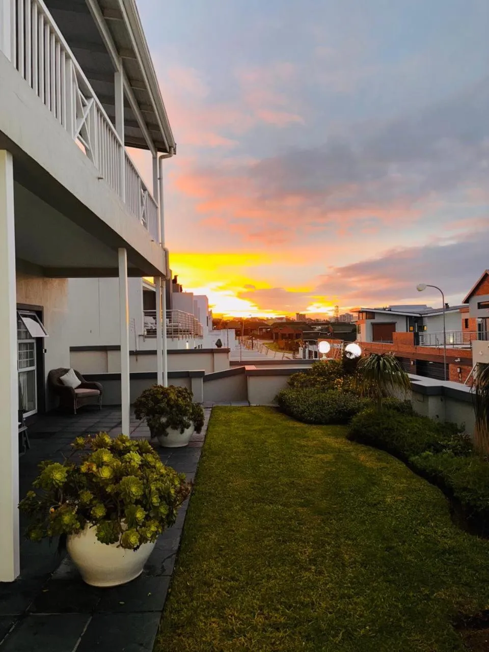 Sunset in Sir Roys at the Sea