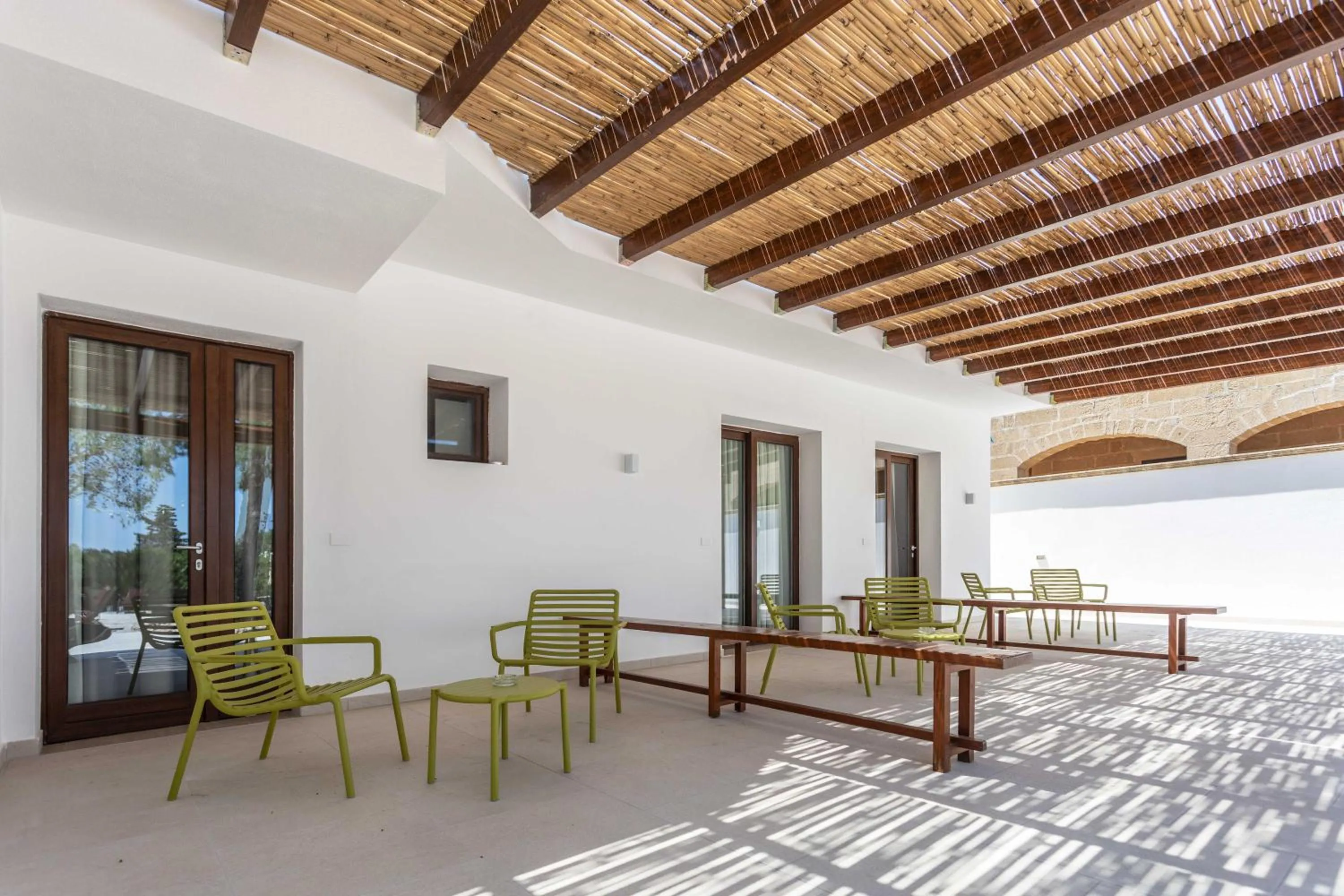 Patio in B&B Villa Massimo