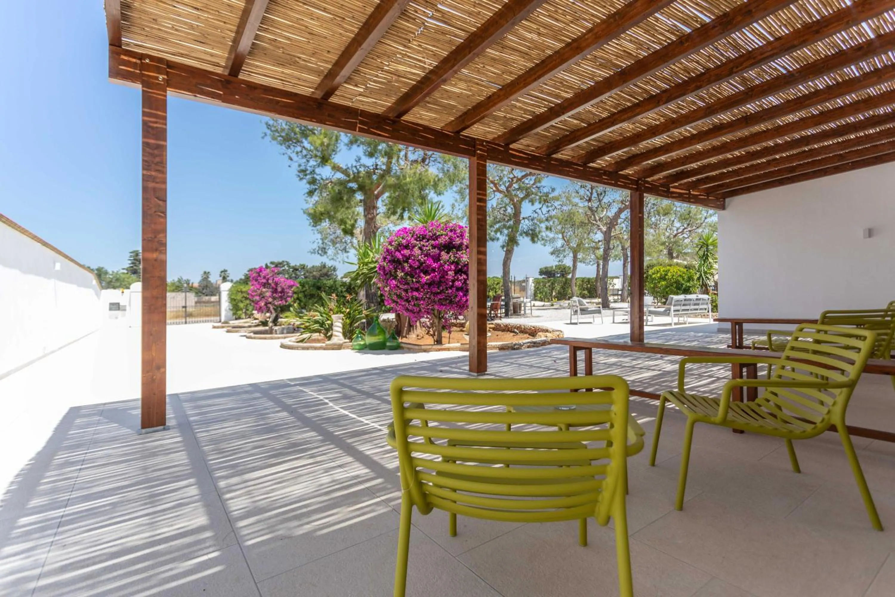 Patio in B&B Villa Massimo