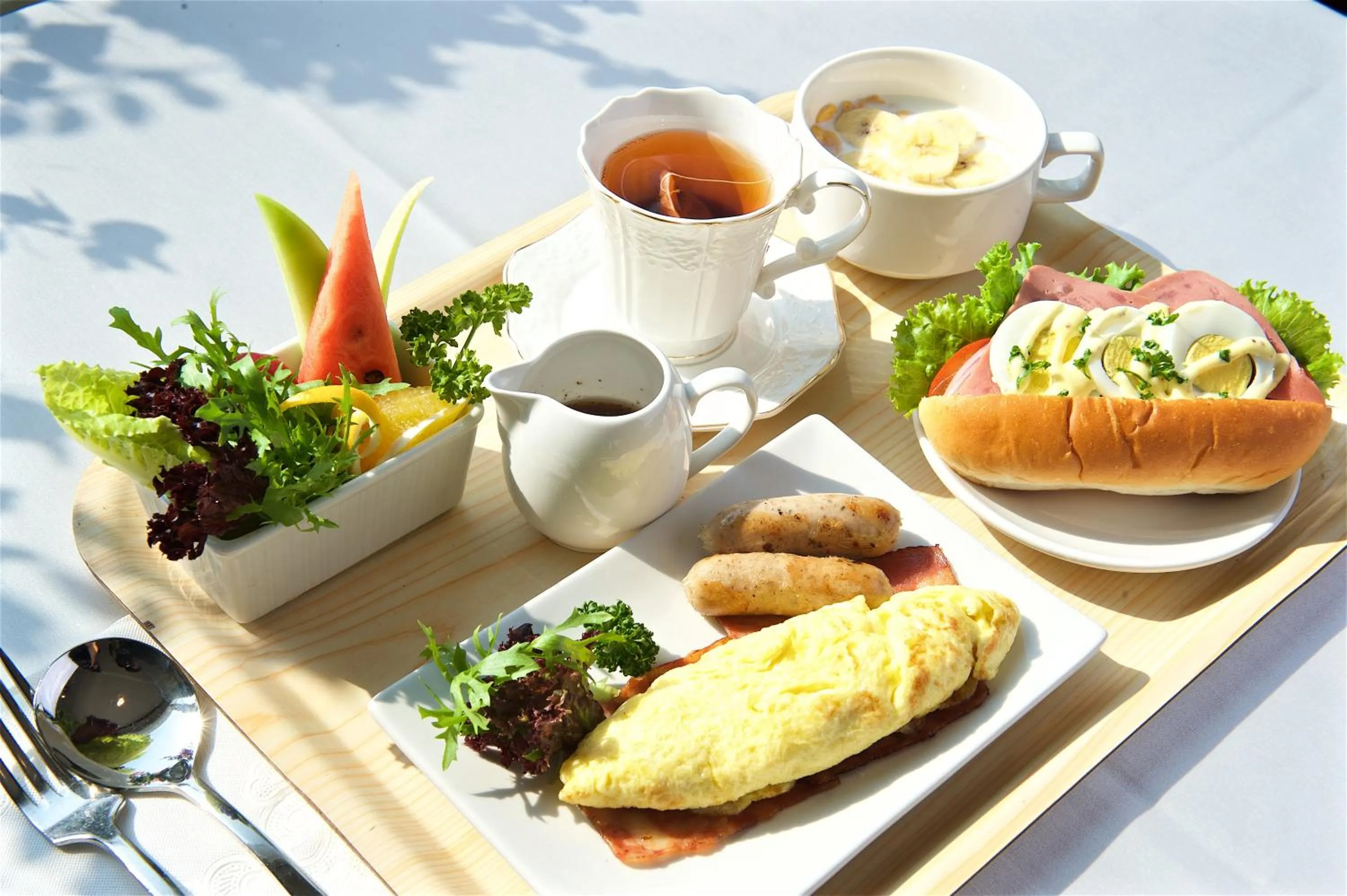 Breakfast in Shangrila Boutique Hotel