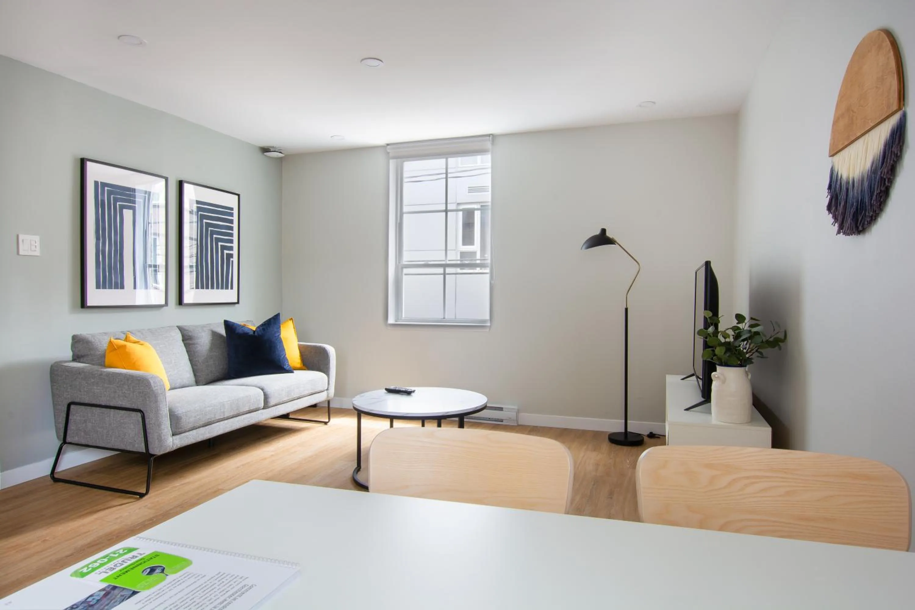 Living room in Appart hôtel Le Saint-Anselme