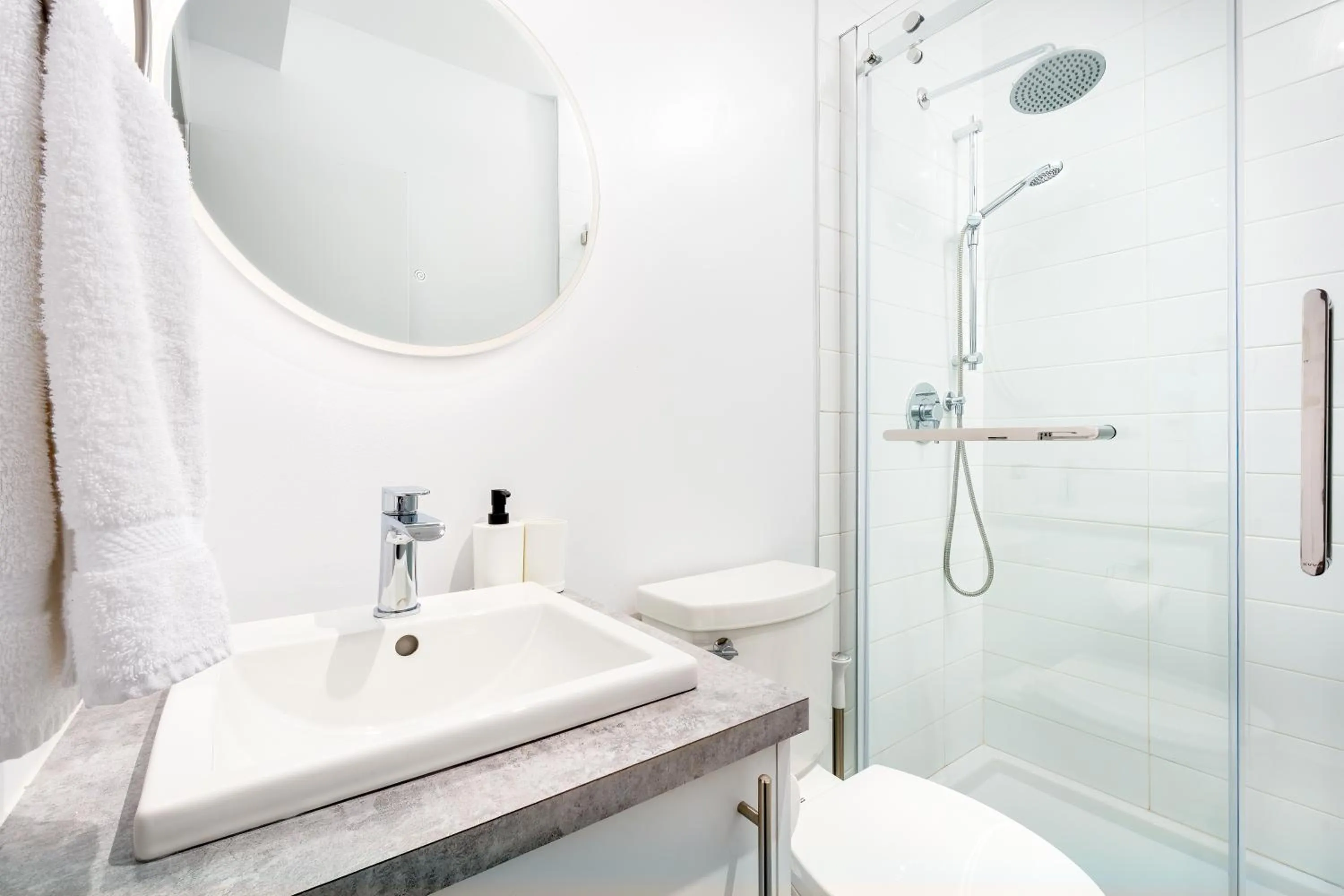 Bathroom in Appart hôtel Le Saint-Anselme