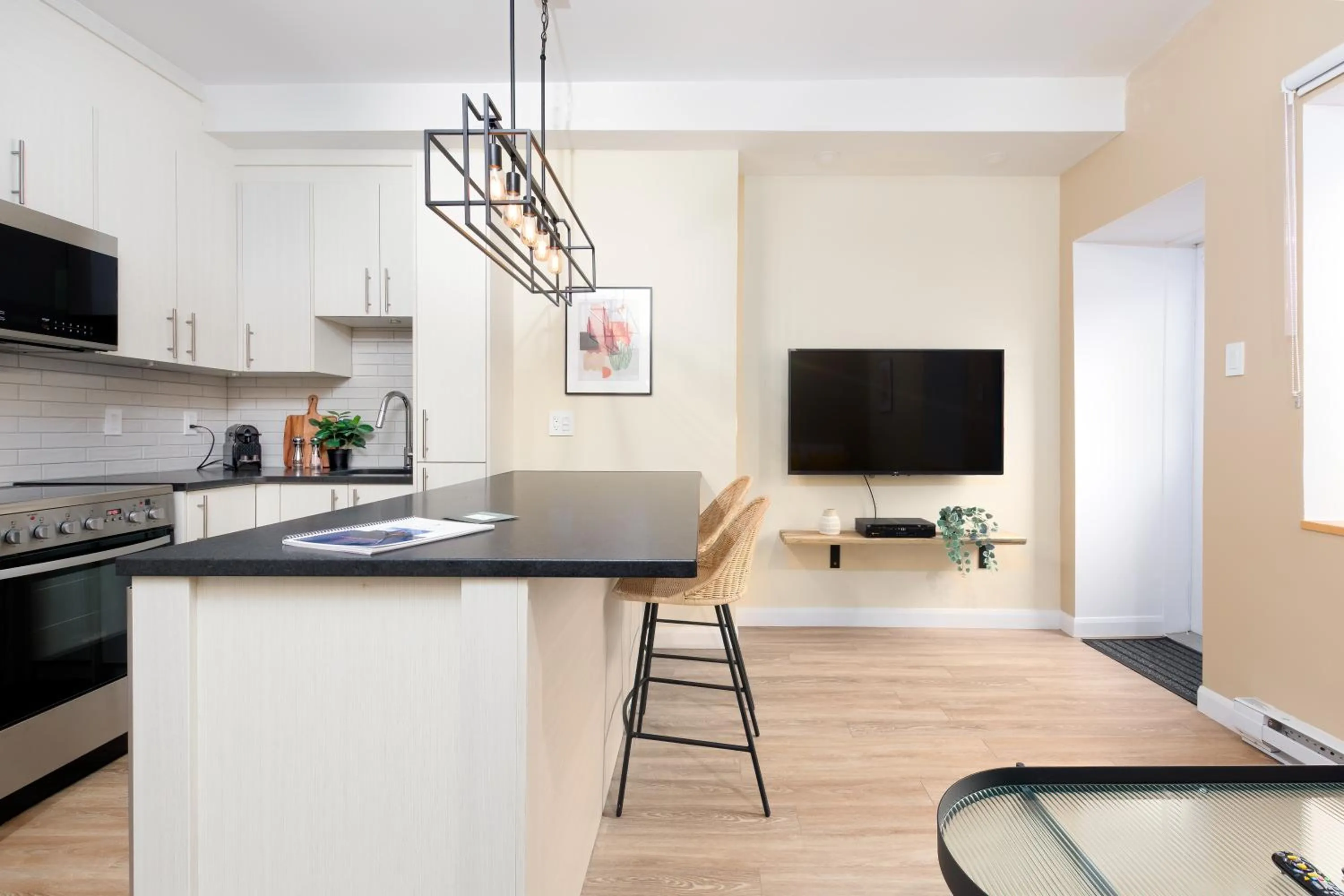 Living room in Appart hôtel Le Saint-Anselme
