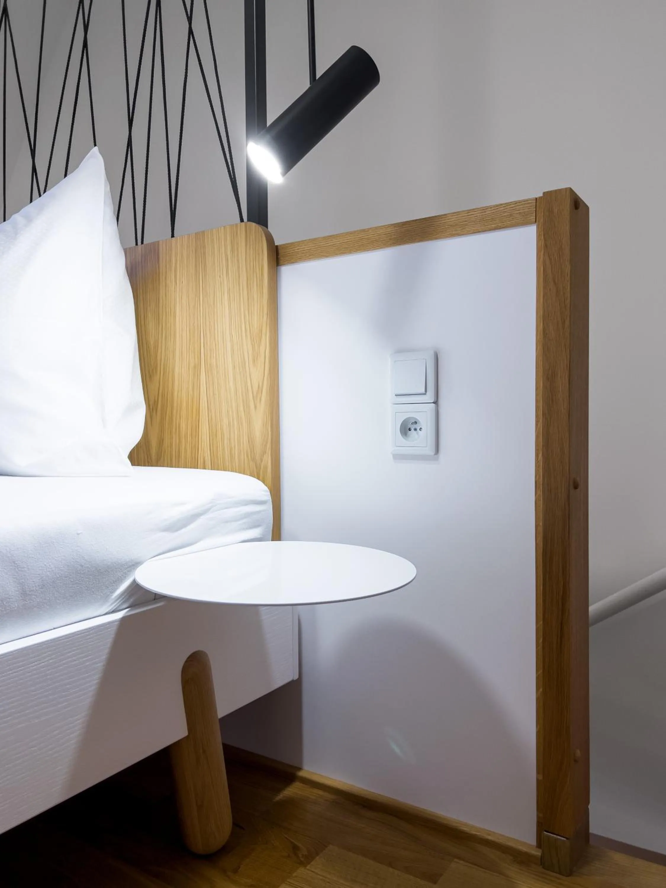 Bed in Old Town Museum Apartment