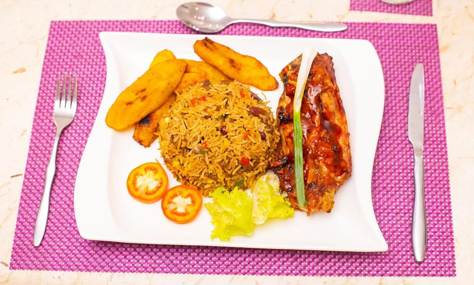 Food close-up in Prosbel Hotel