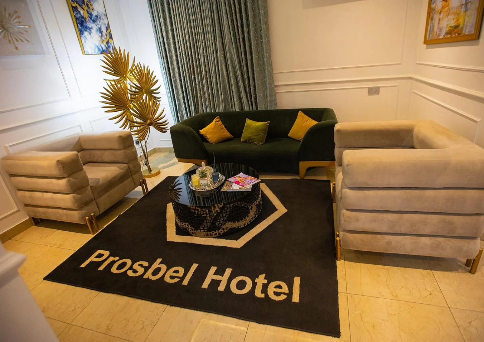 Lobby or reception in Prosbel Hotel