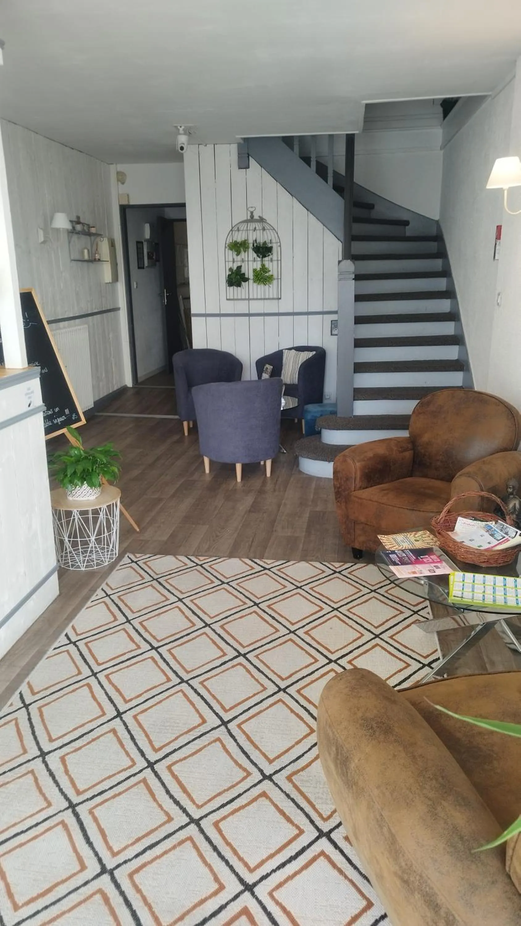 Lobby or reception in Hôtel Les Thermes