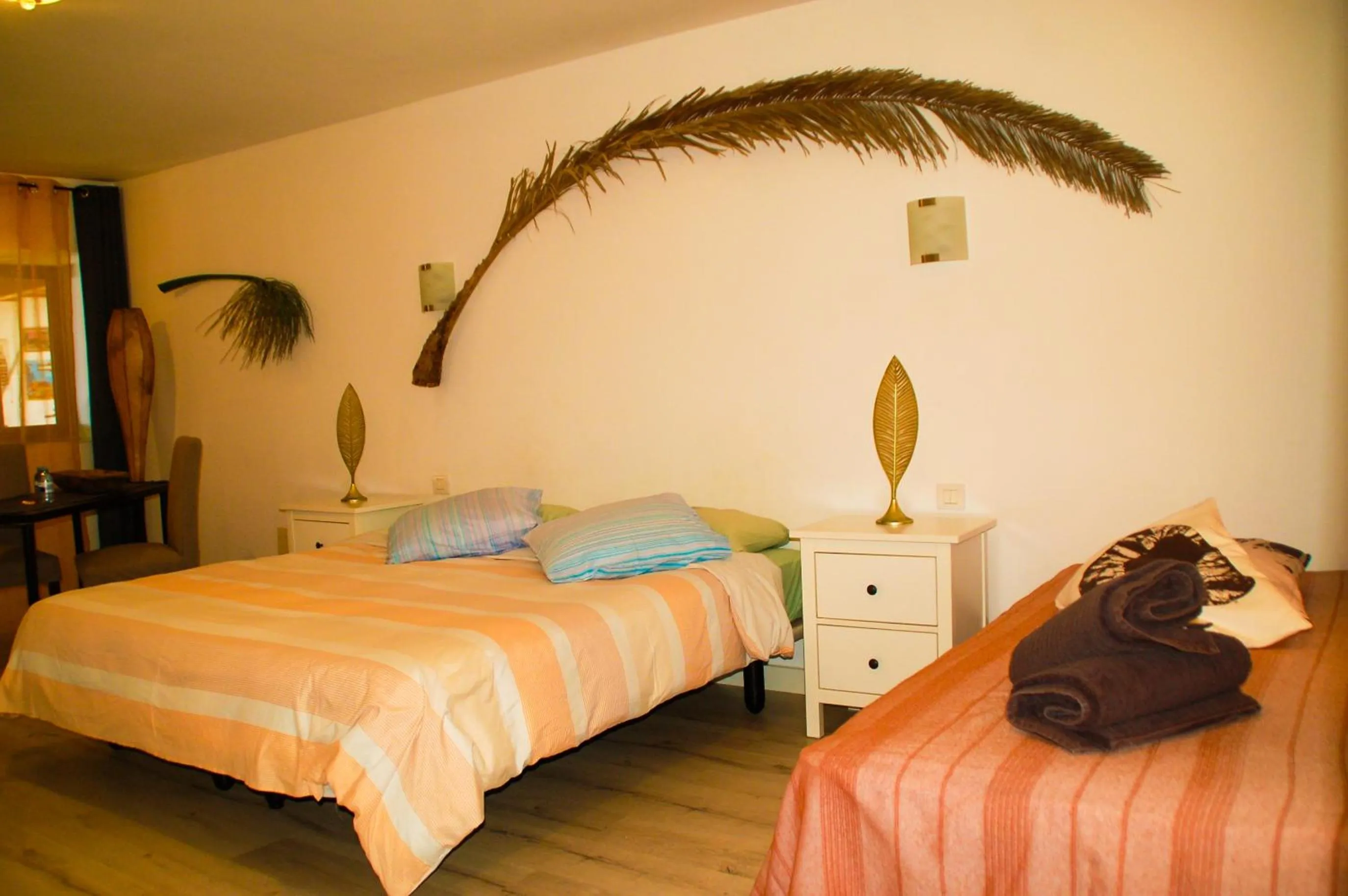 Photo of the whole room, Bed in HOTELITO RURAL GA7COLORES only adult