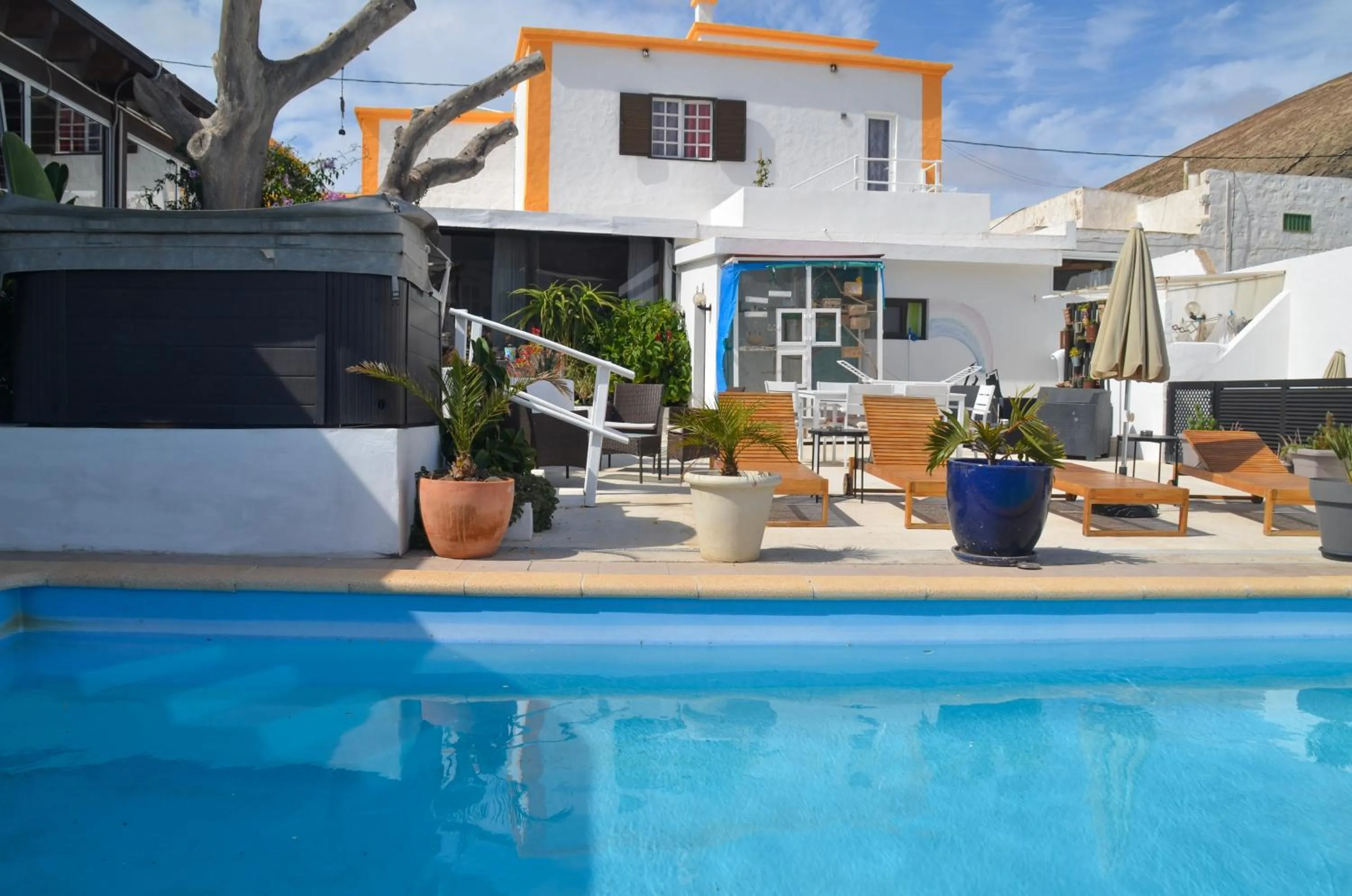 Patio in HOTELITO RURAL GA7COLORES only adult