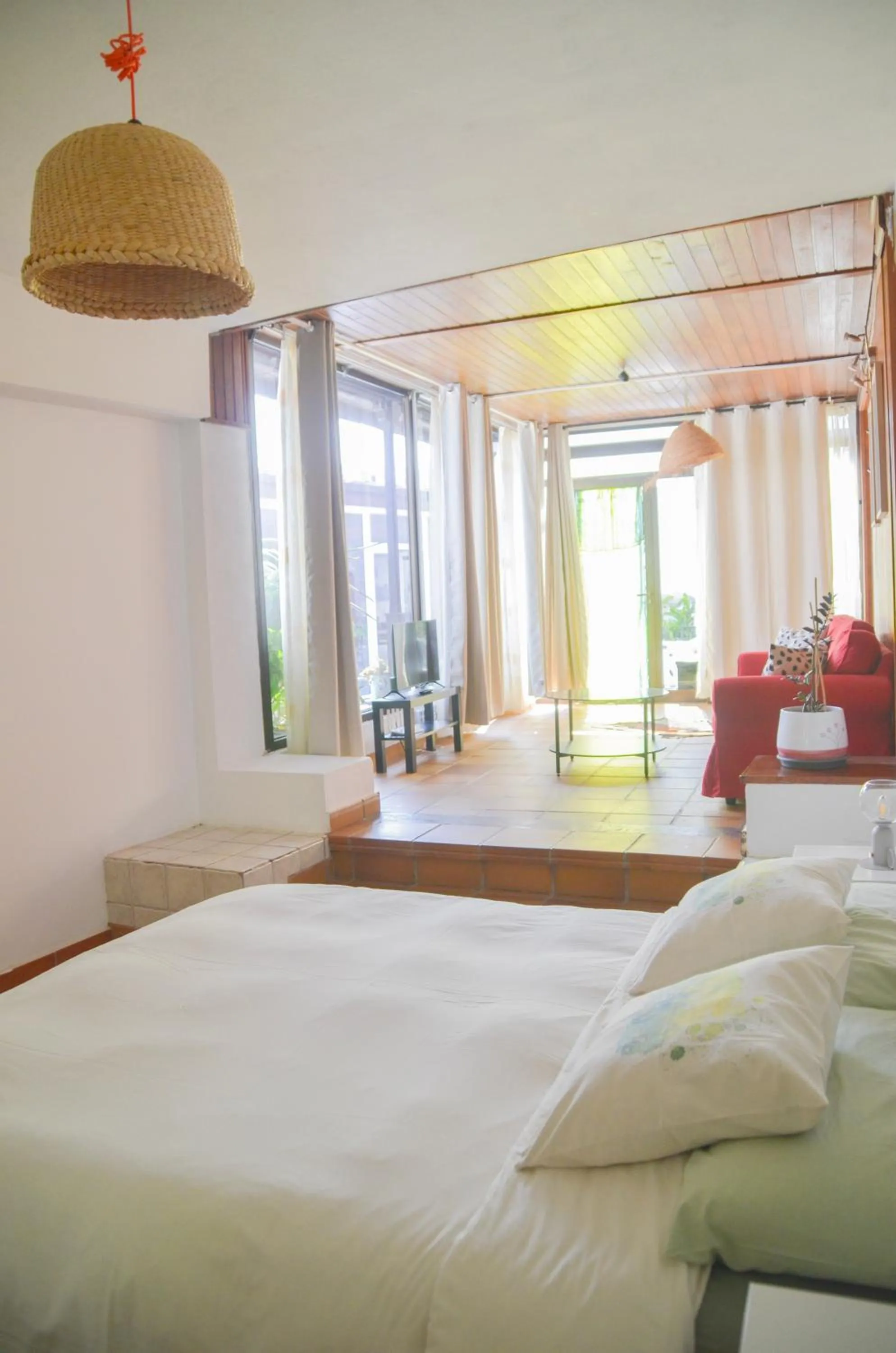 Photo of the whole room, Bed in HOTELITO RURAL GA7COLORES only adult