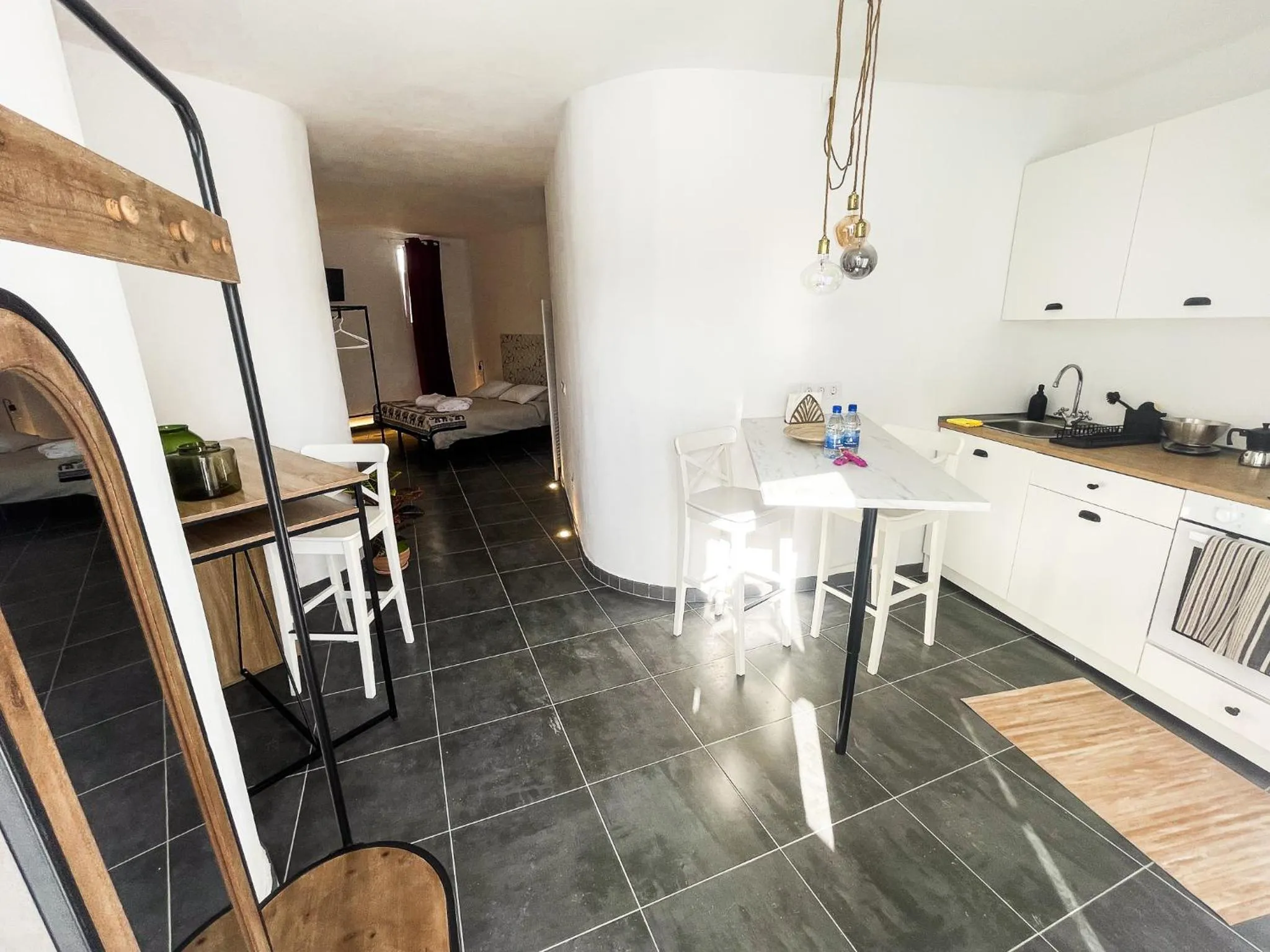 Kitchen or kitchenette in HOTELITO RURAL GA7COLORES only adult