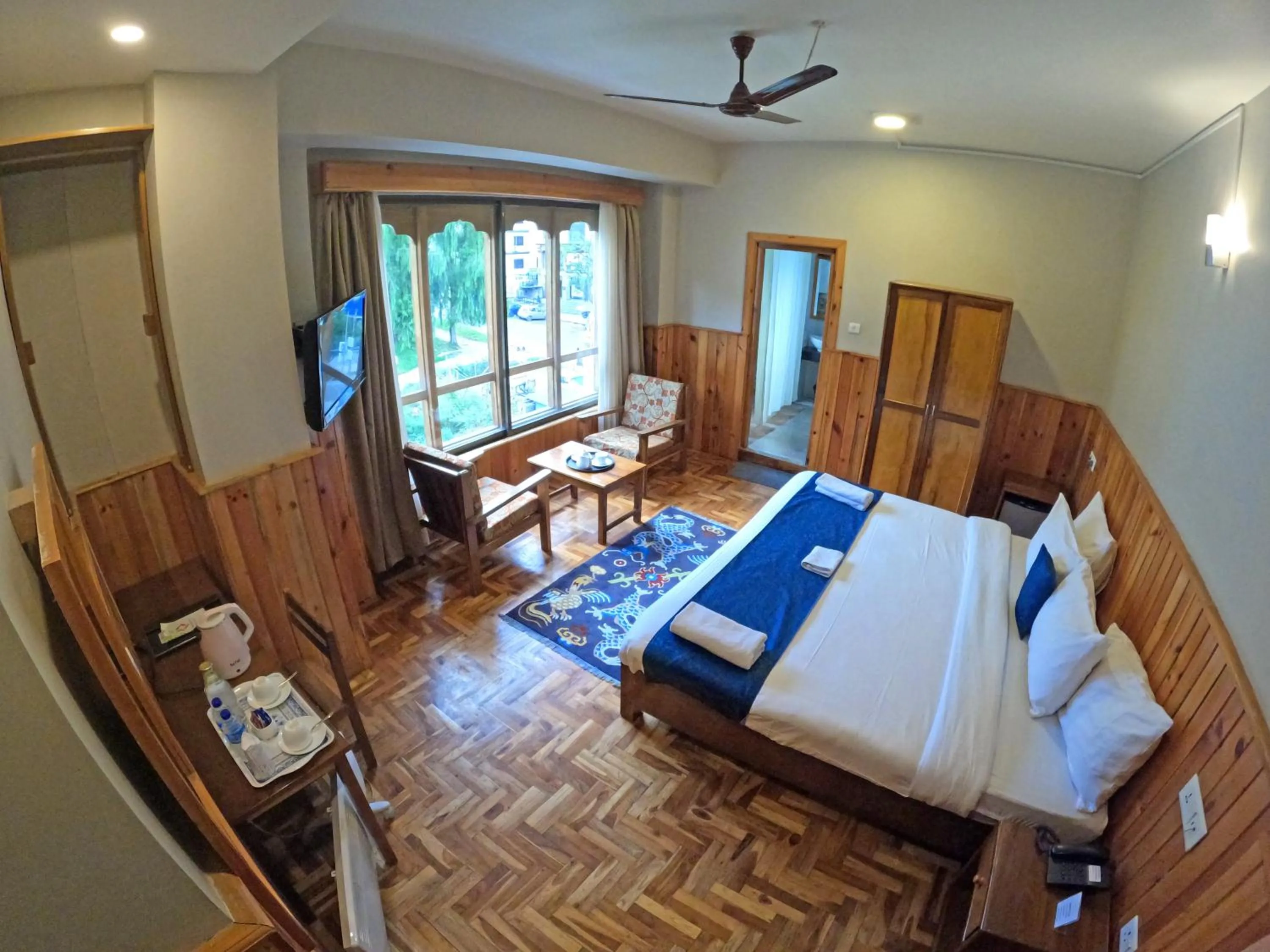 Bed in Khamsum Inn