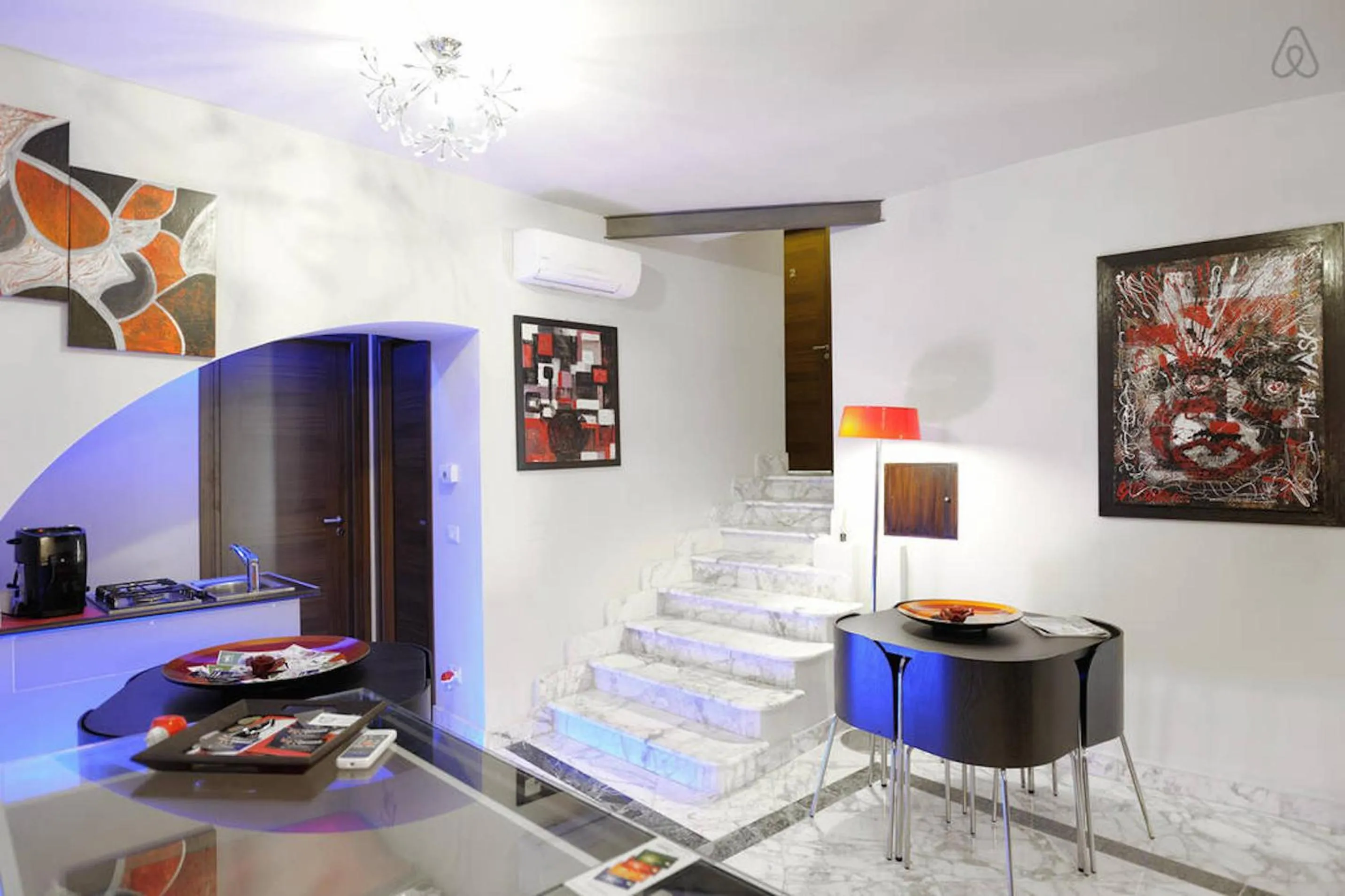 Communal lounge/ TV room in B&B Le Vie D'Arte