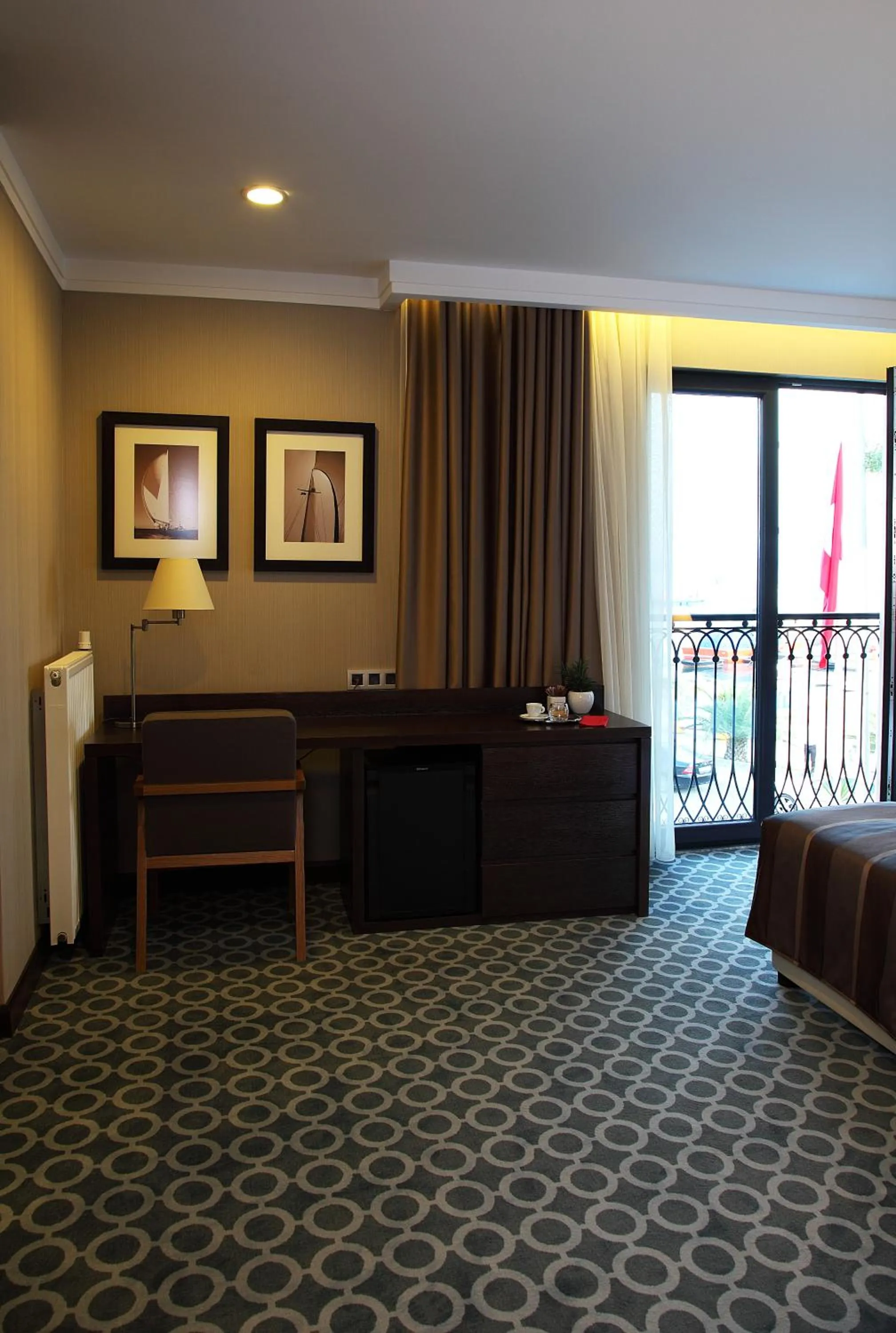 Decorative detail, Bed in Tuzla Town Hotel