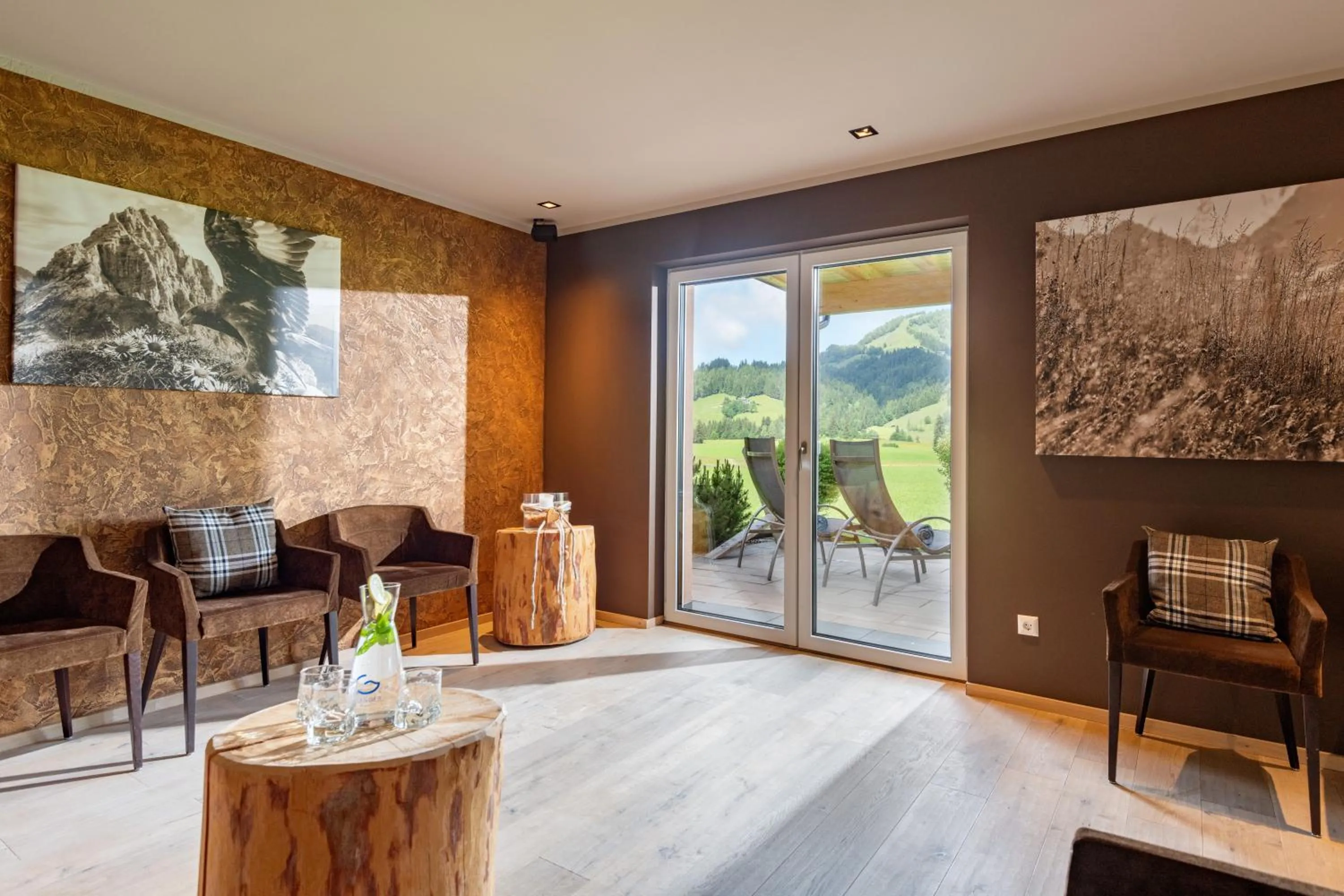 Seating area in Fairhotel Hochfilzen B&B