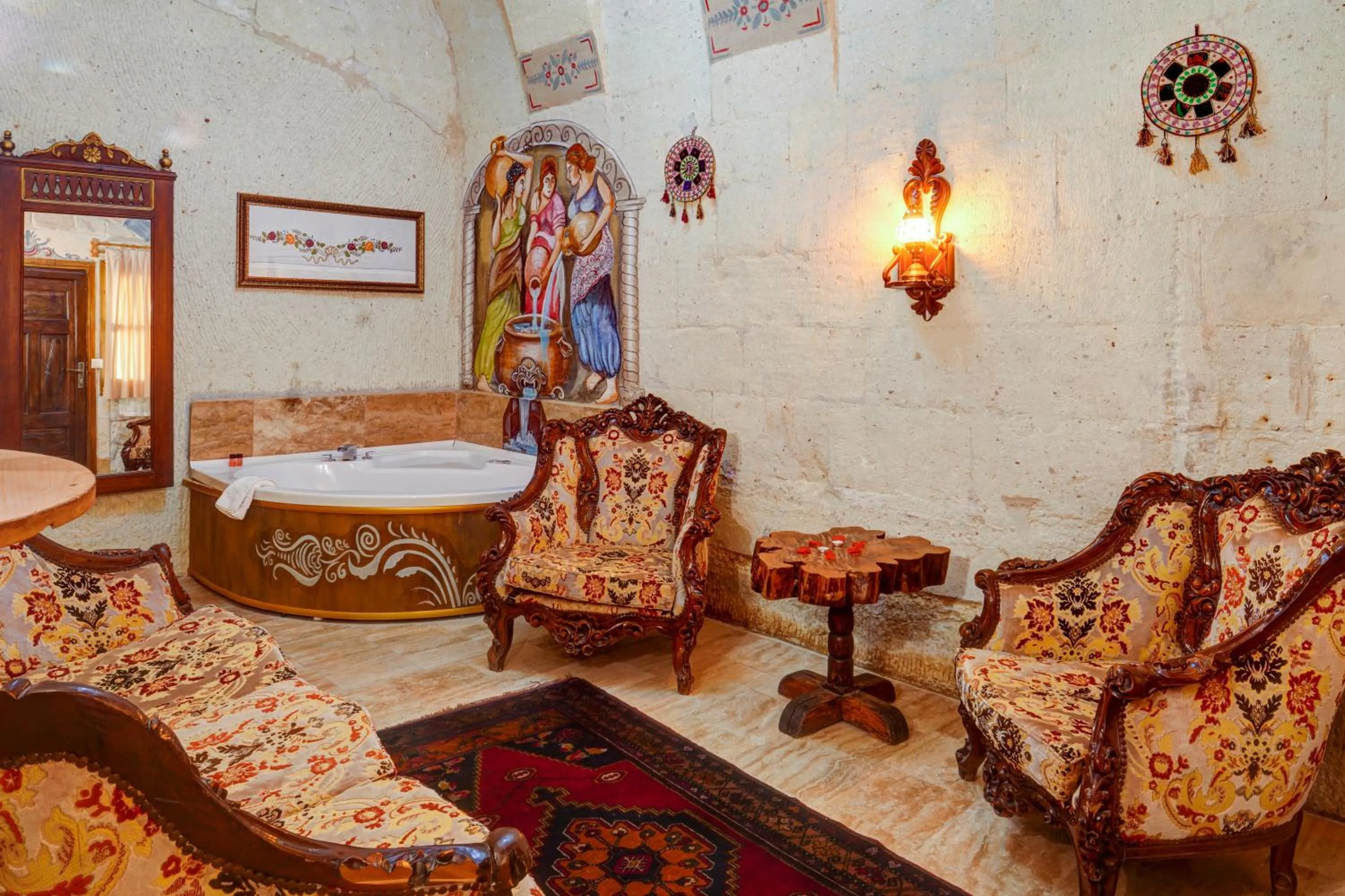 Seating area in Nova Cave Hotel