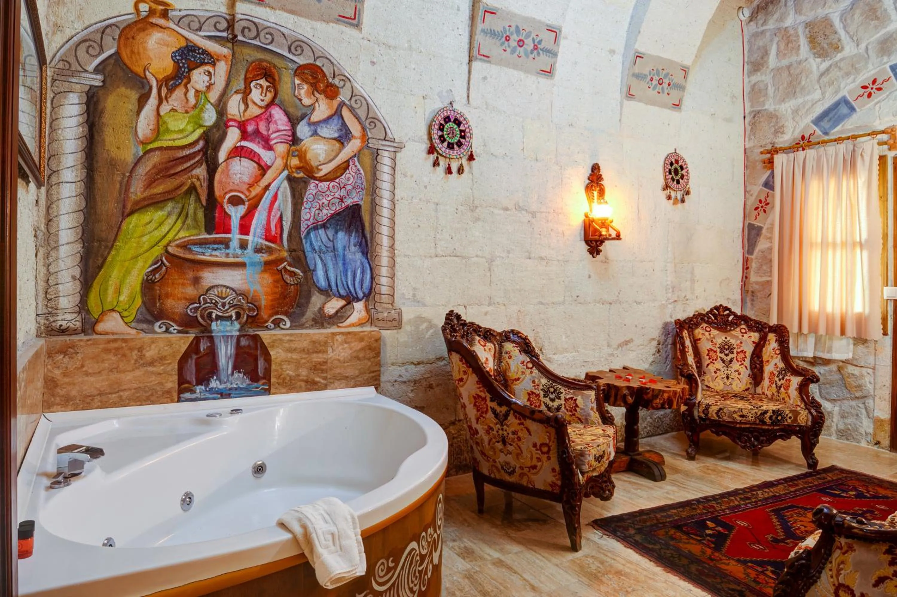 Seating area in Nova Cave Hotel