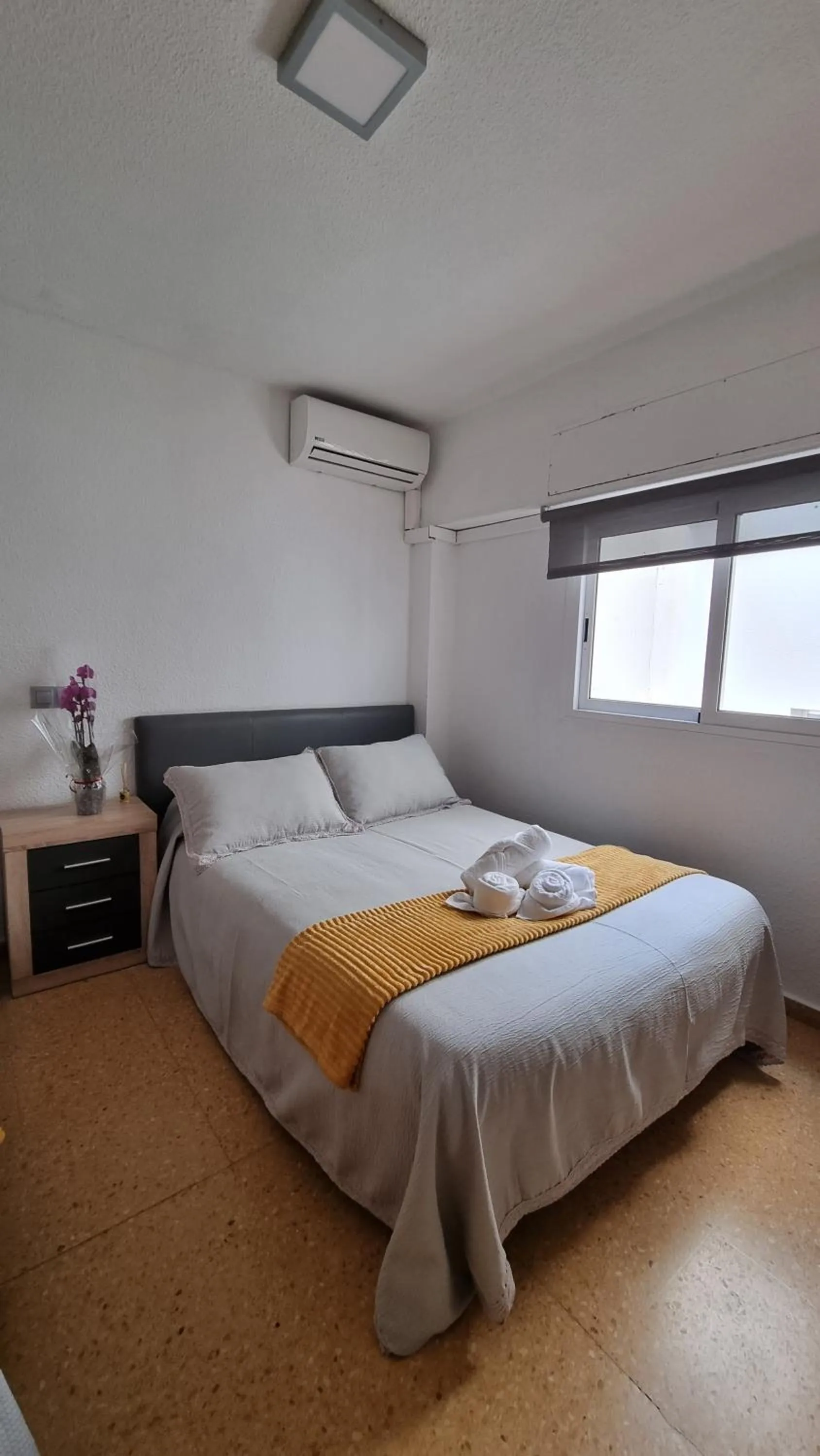 Bed in Pension Colón