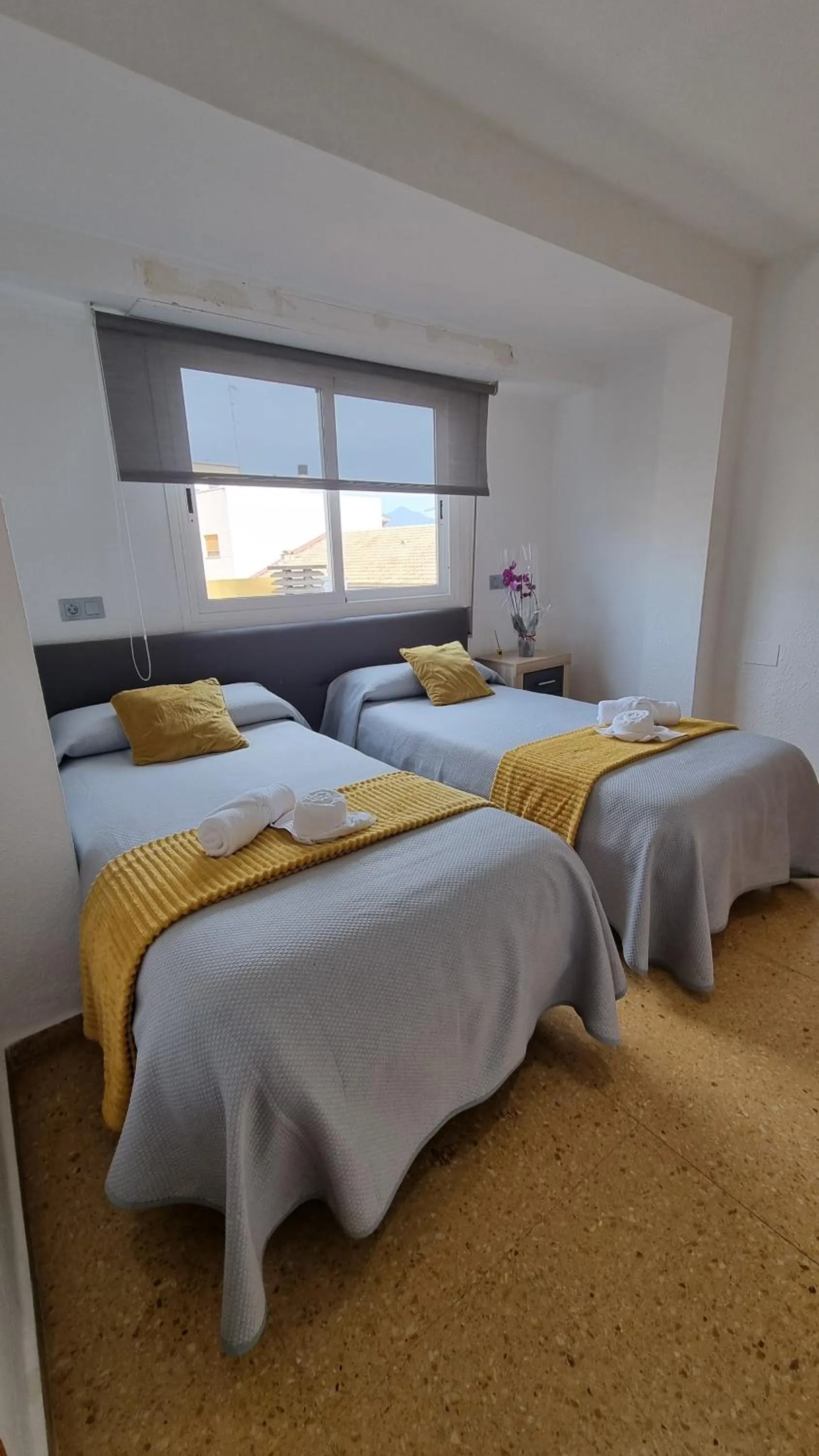 Bed in Pension Colón