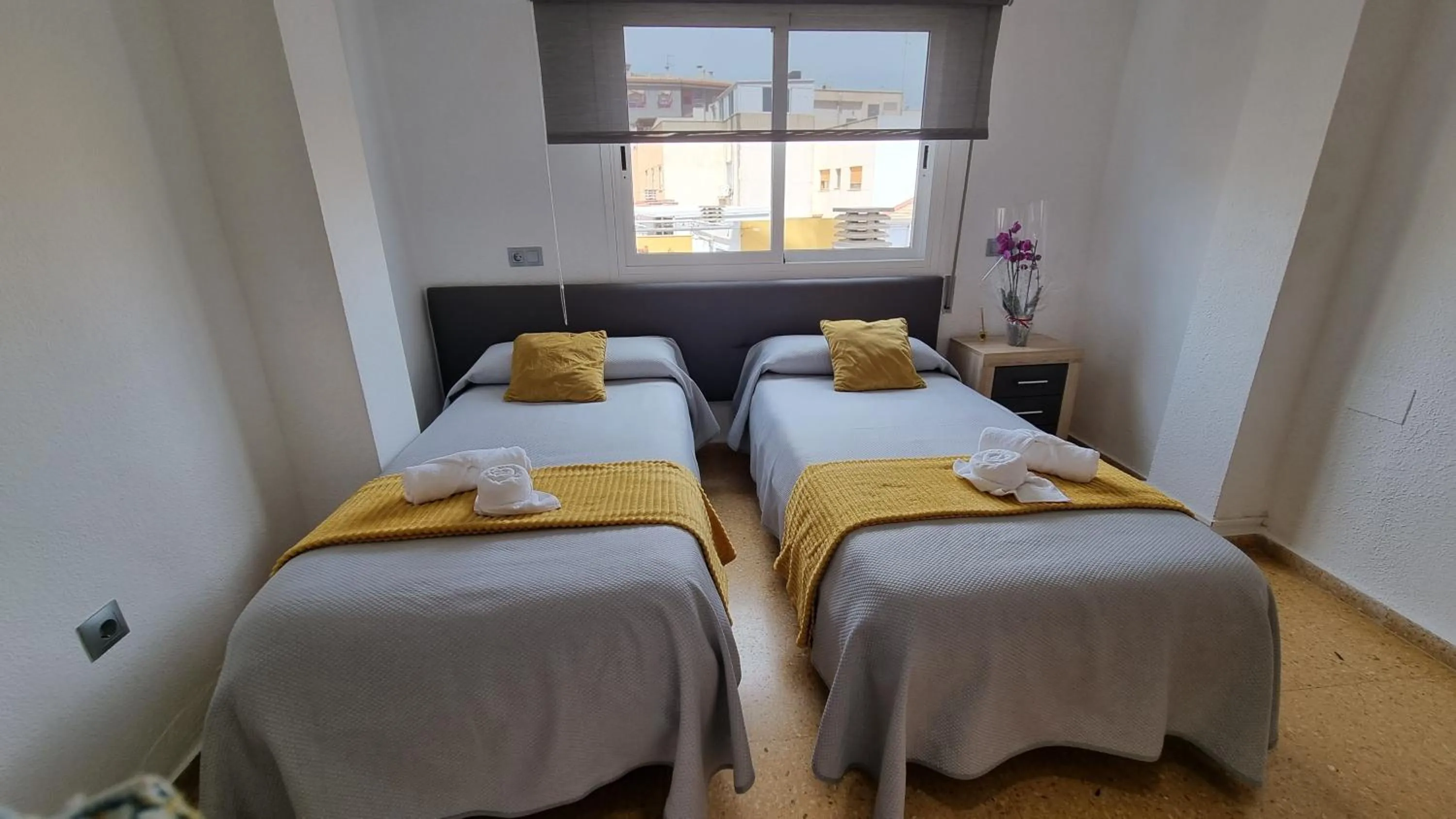 Bed in Pension Colón