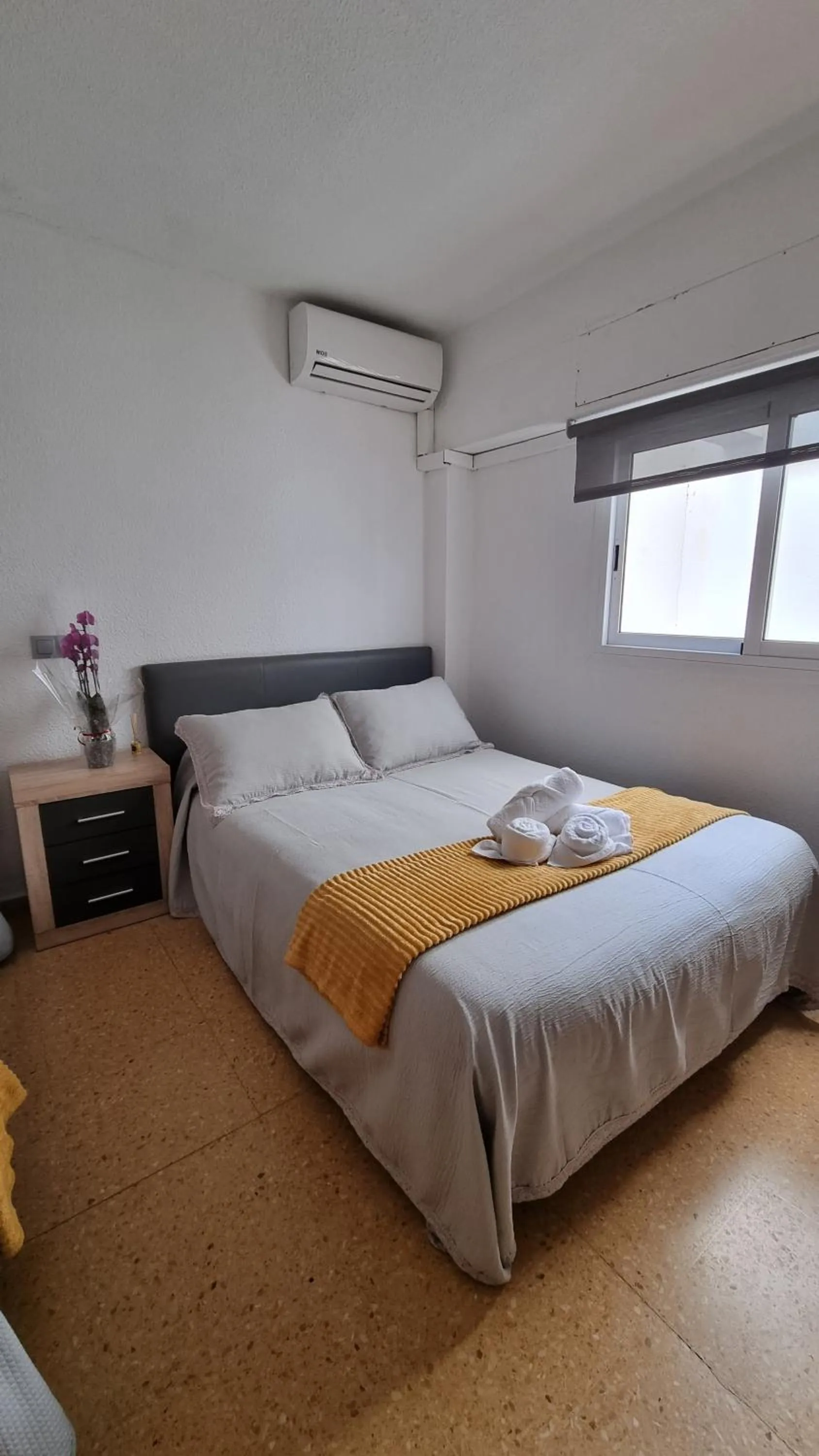 Bed in Pension Colón